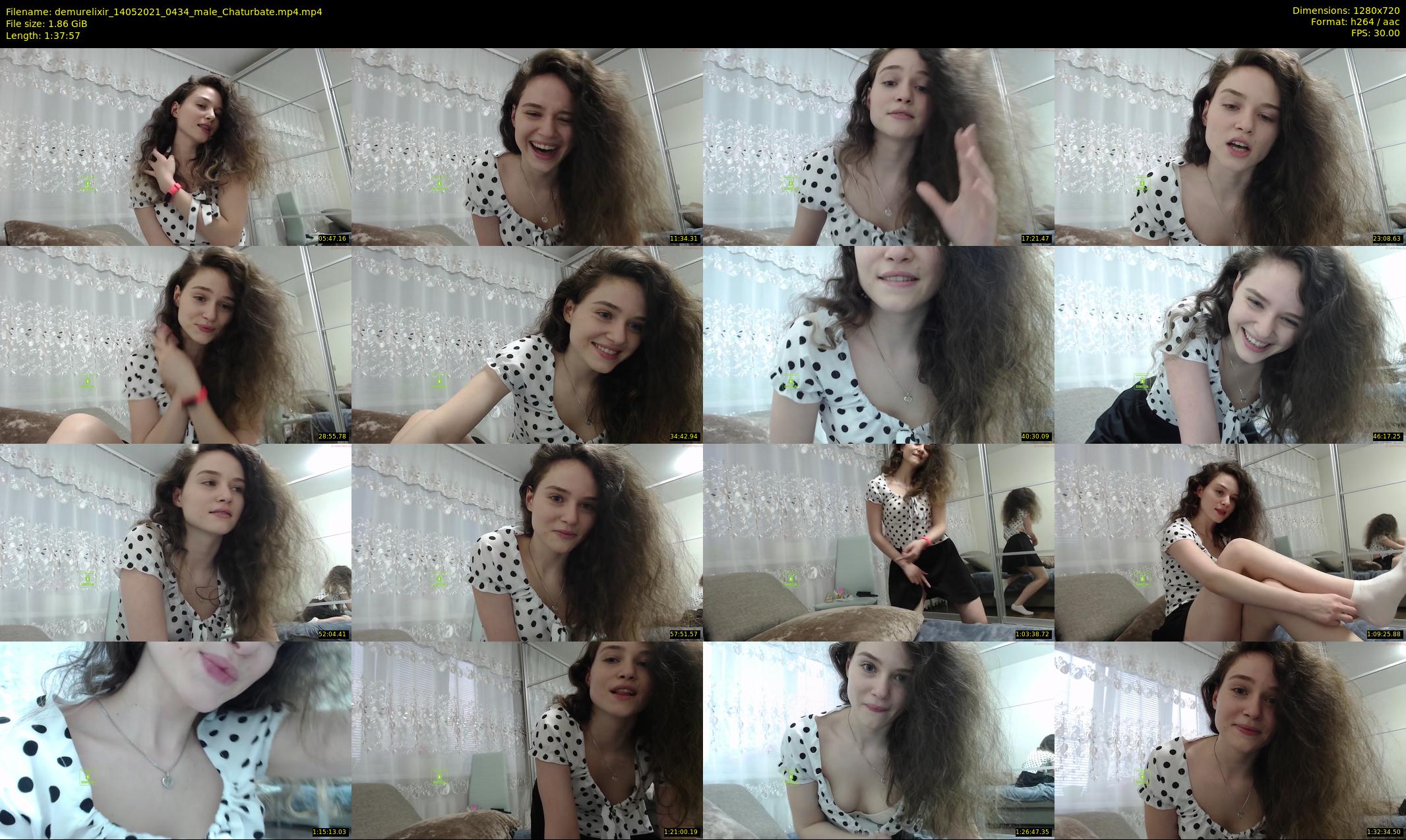 demurelixir — 98 minute Chaturbate female cam show recording, 720p, May 14, 2021