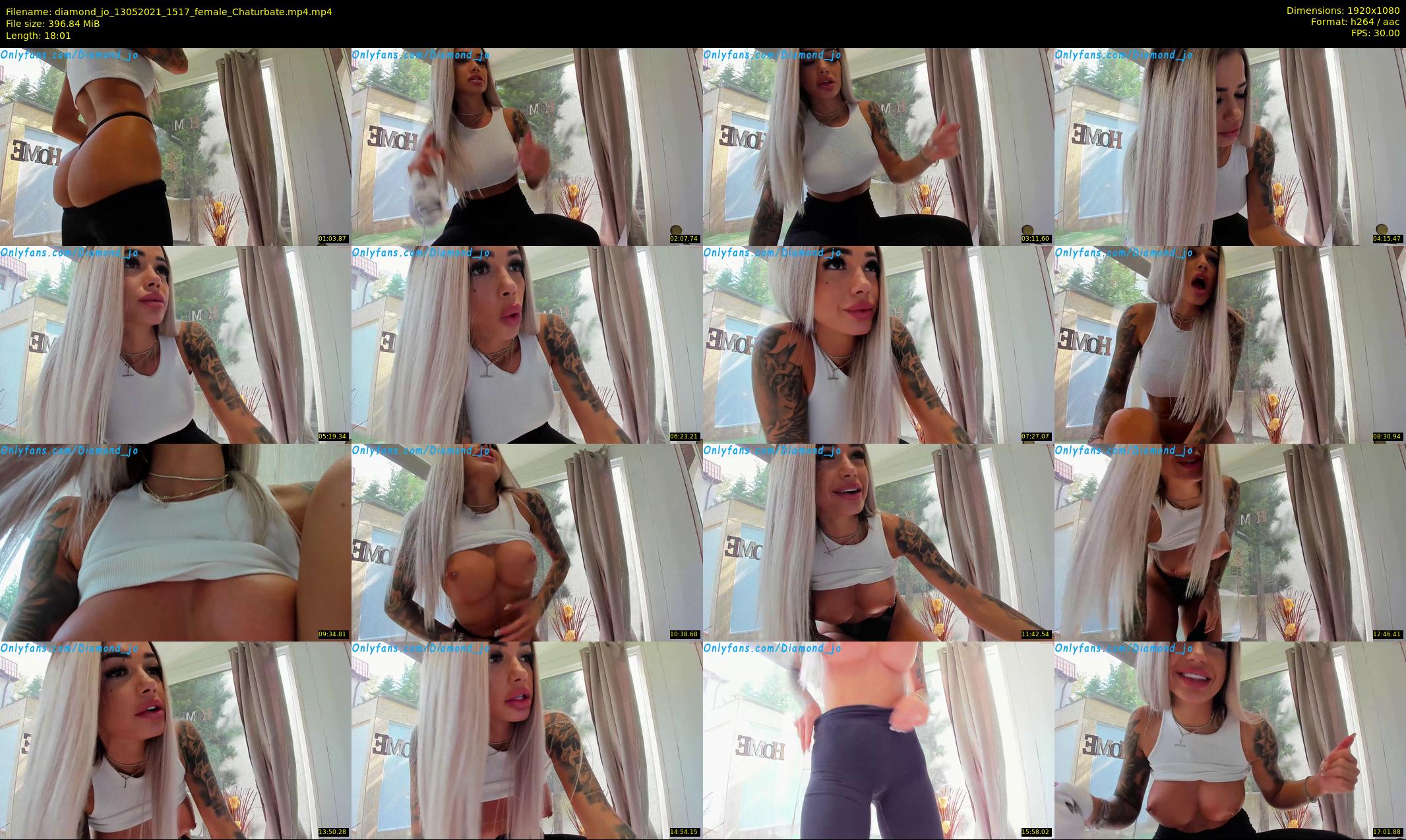 diamond_jo — 19 minute Chaturbate female cam show recording, 1080p, May 13, 2021