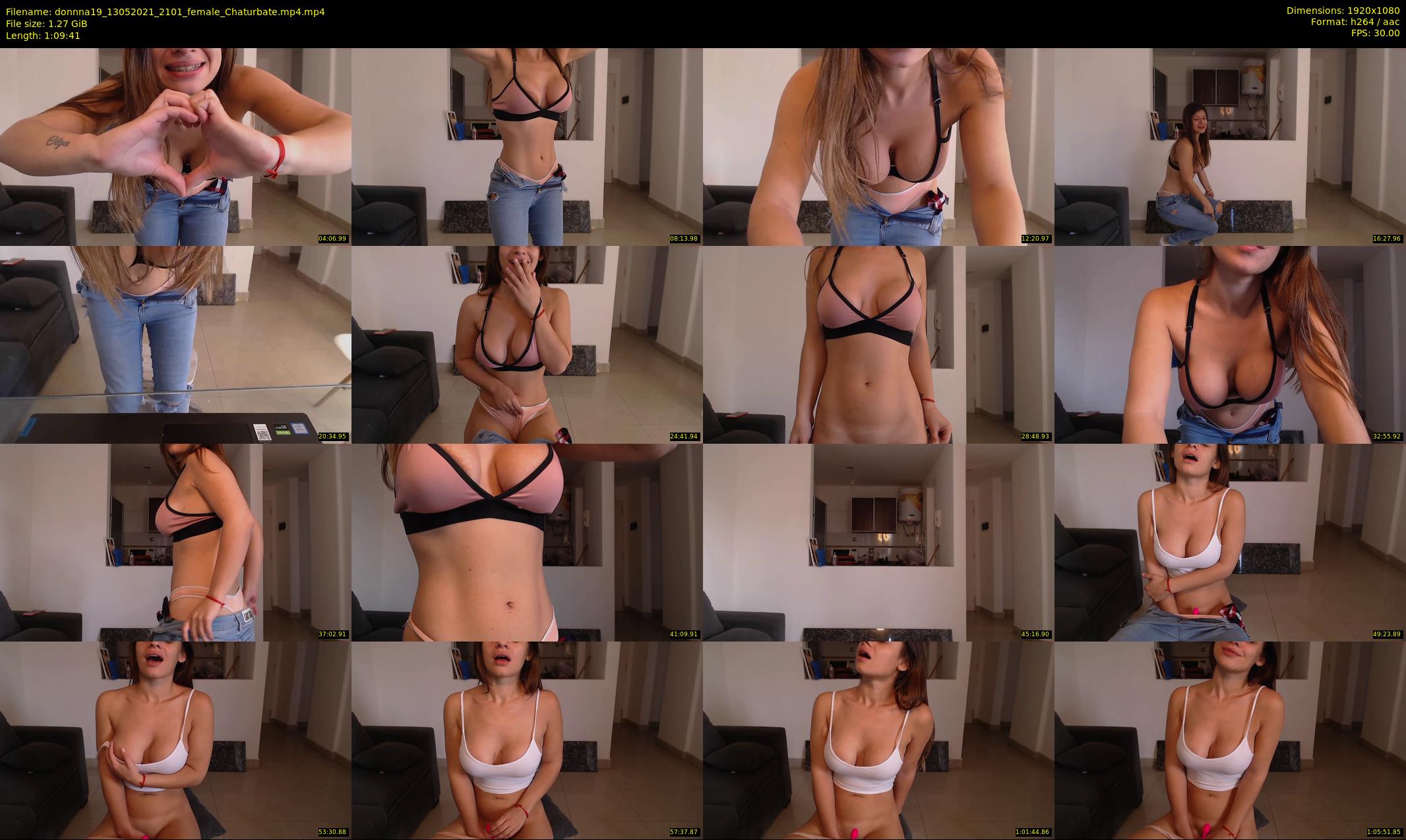 donnna19 — 70 minute Chaturbate female cam show recording, 1080p, May 13, 2021