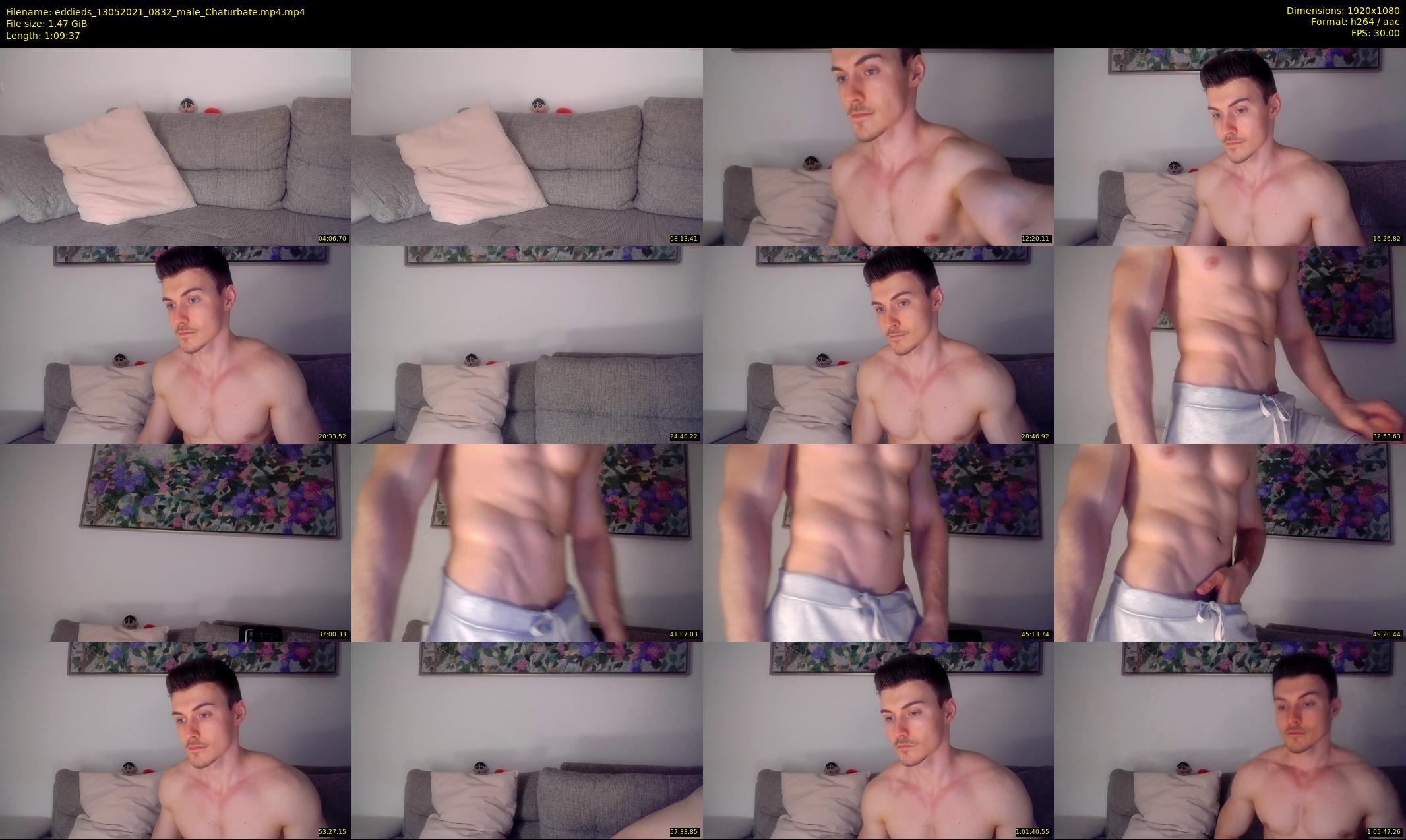 eddieds — 70 minute Chaturbate male cam show recording, 1080p, May 13, 2021