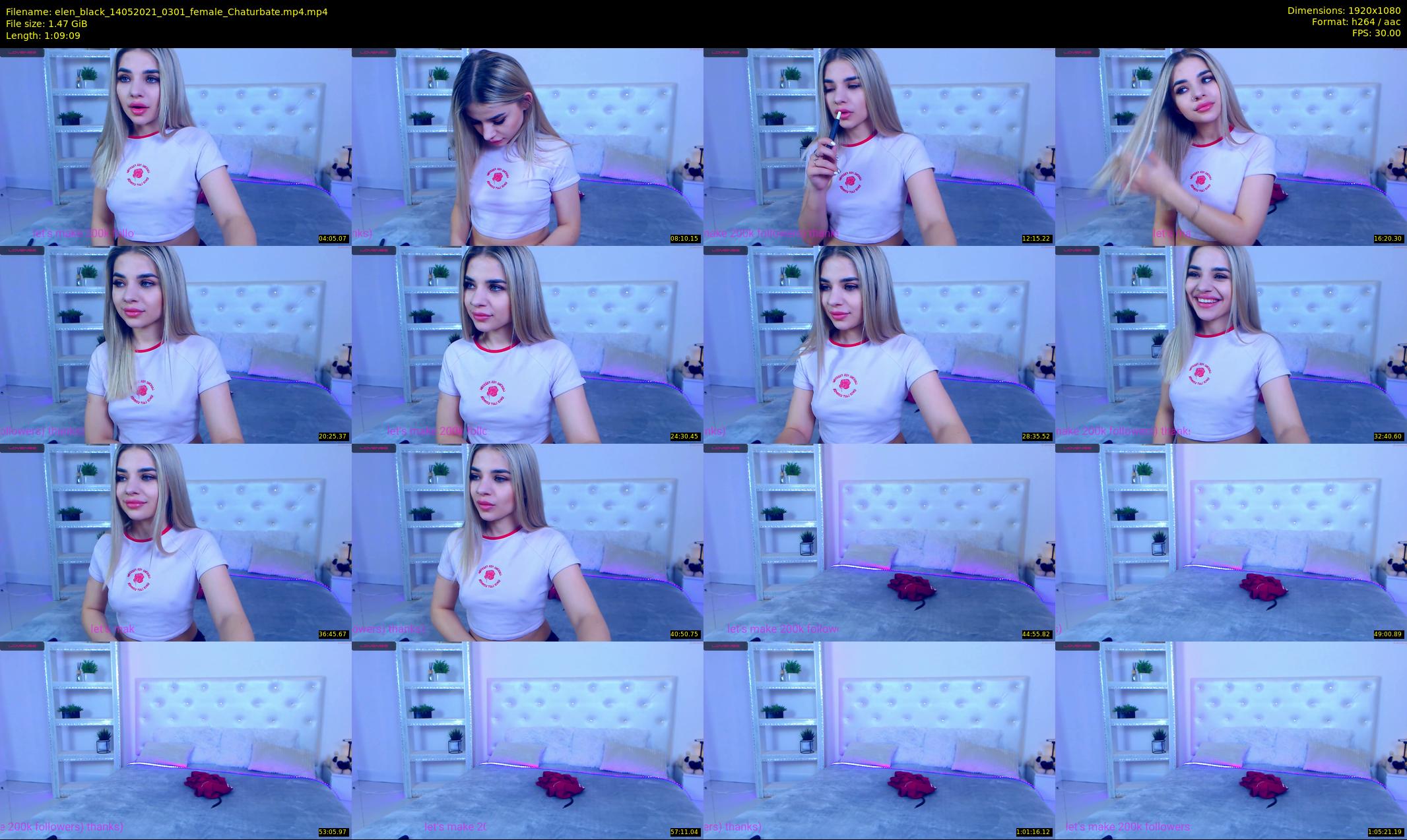 elen_black — 70 minute Chaturbate female cam show recording, 1080p, May 14, 2021