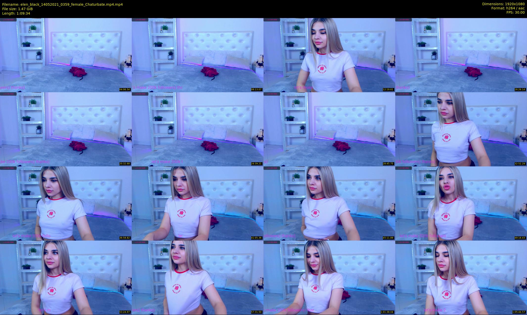 elen_black — 70 minute Chaturbate female cam show recording, 1080p, May 14, 2021