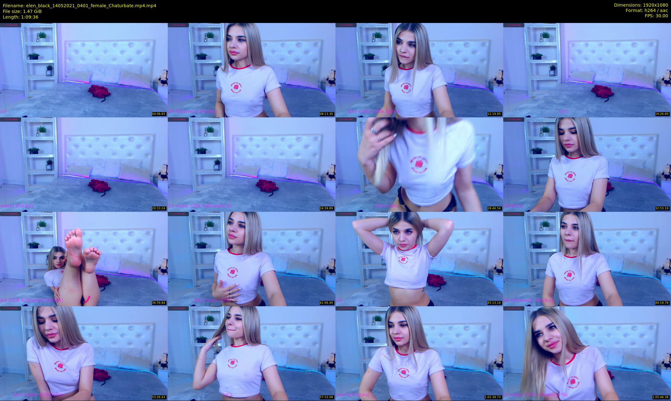 elen_black — 70 minute Chaturbate female cam show recording, 1080p, May 14, 2021
