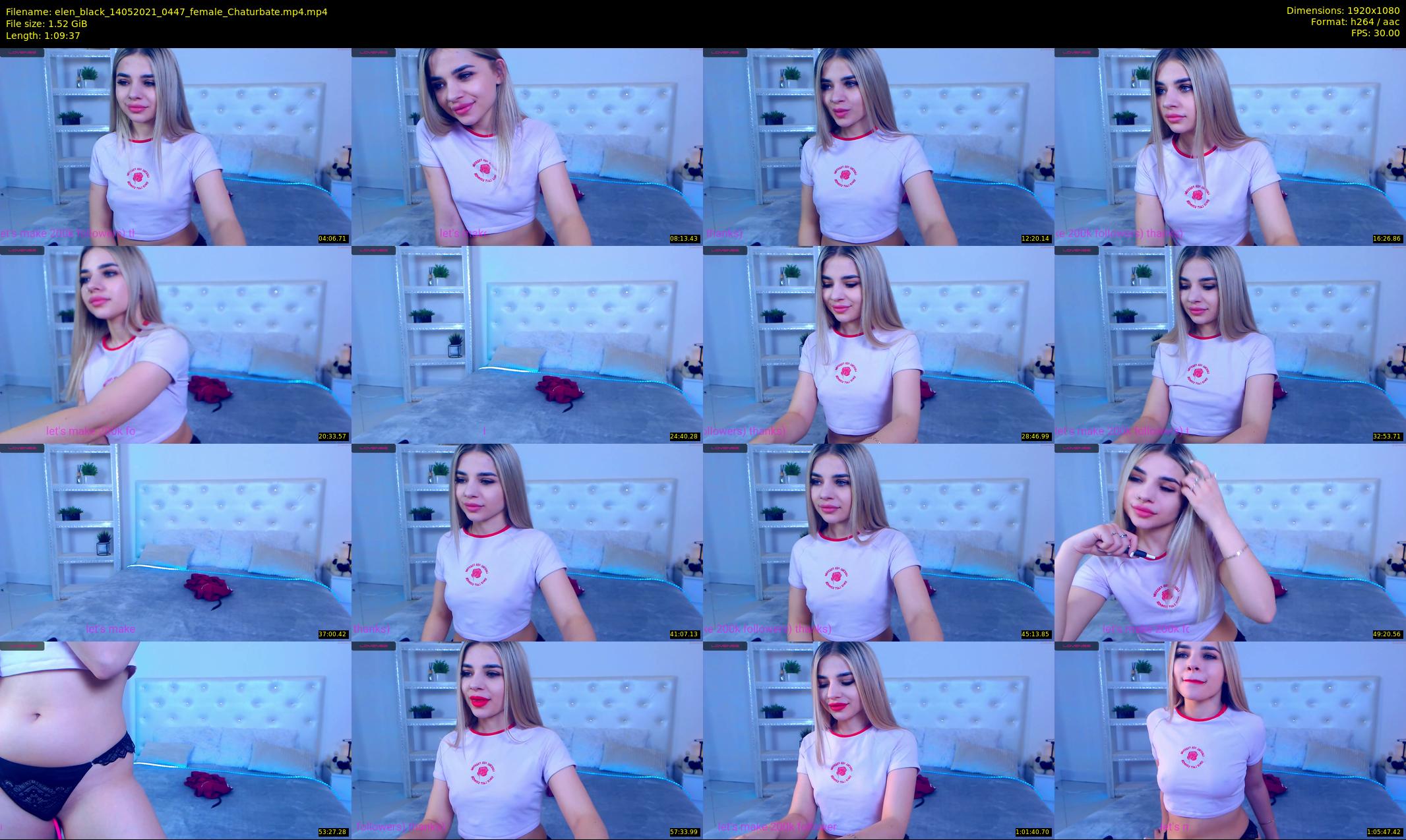 elen_black — 70 minute Chaturbate female cam show recording, 1080p, May 14, 2021