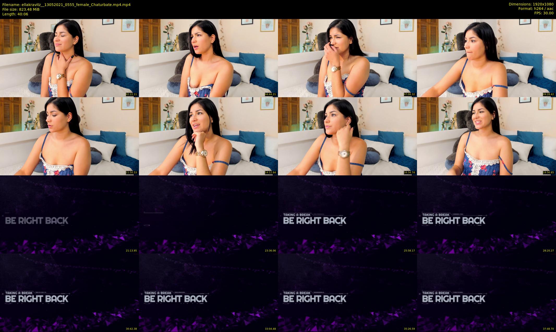 ellakravitz_ — 41 minute Chaturbate female cam show recording, 1080p, May 13, 2021
