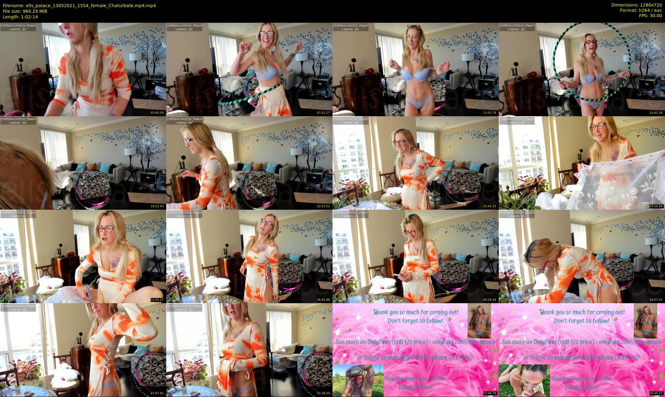 ells_palace — 63 minute Chaturbate female cam show recording, 720p, May 13, 2021
