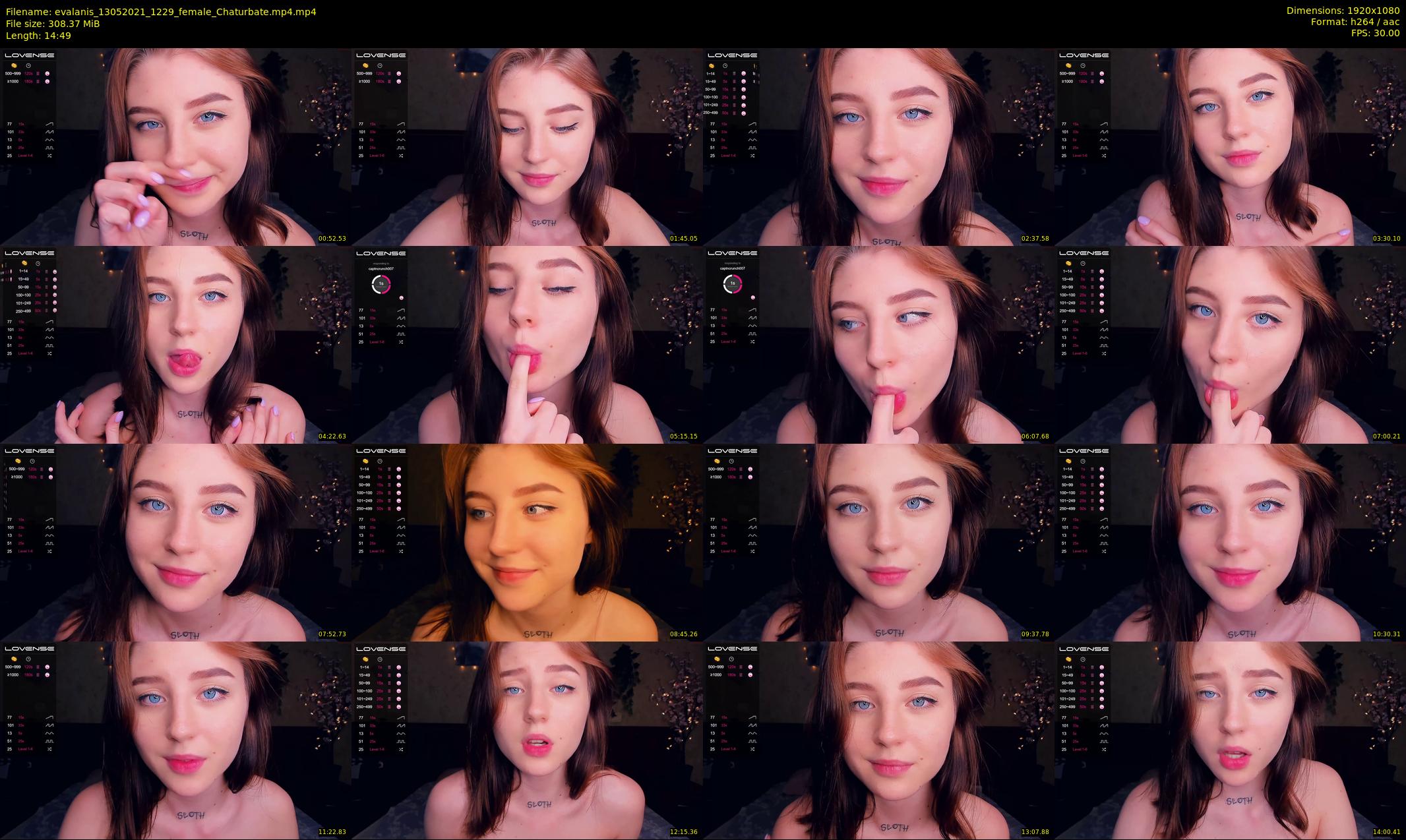 evalanis — 15 minute Chaturbate couple cam show recording, 1080p, May 13, 2021