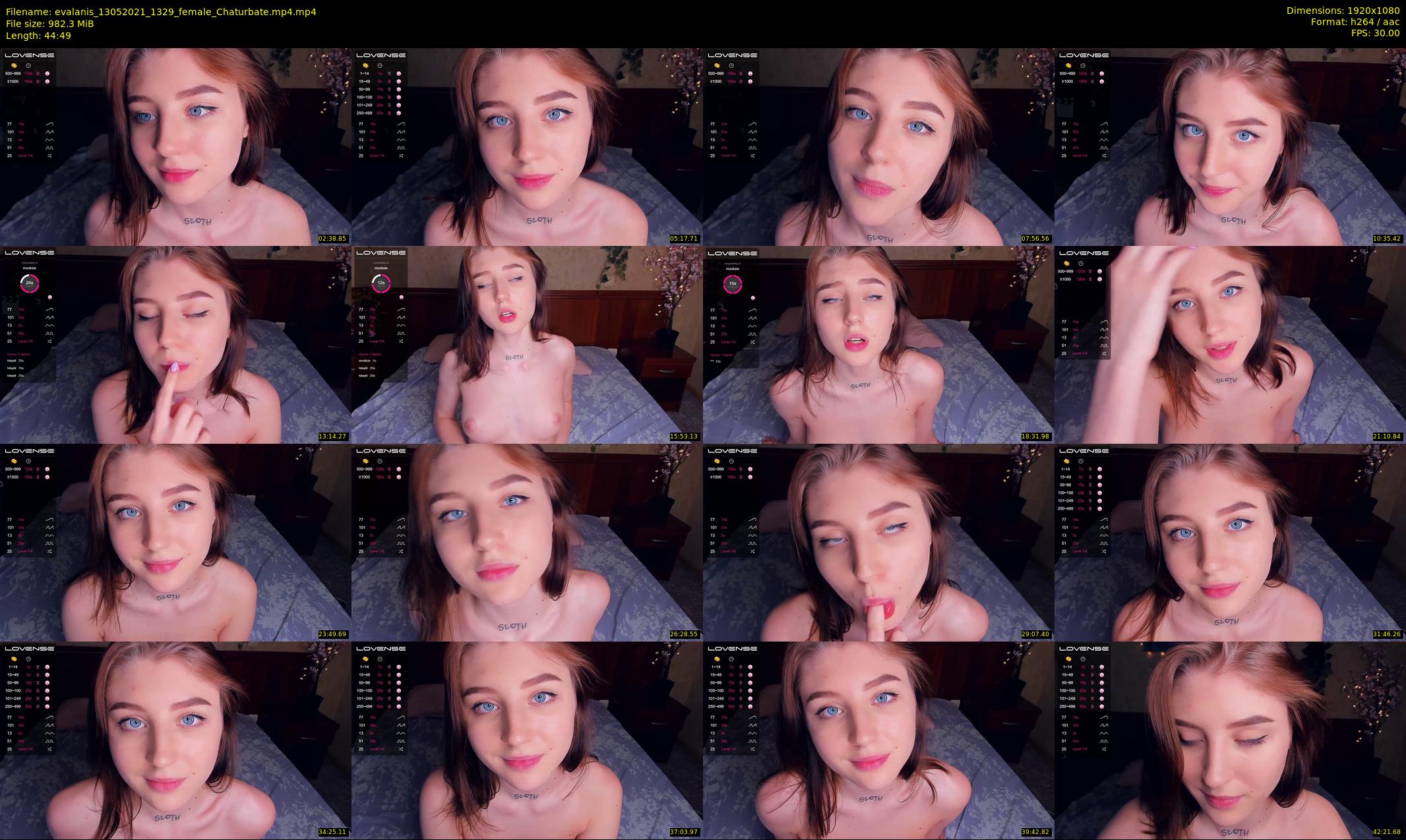 evalanis — 45 minute Chaturbate couple cam show recording, 1080p, May 13, 2021