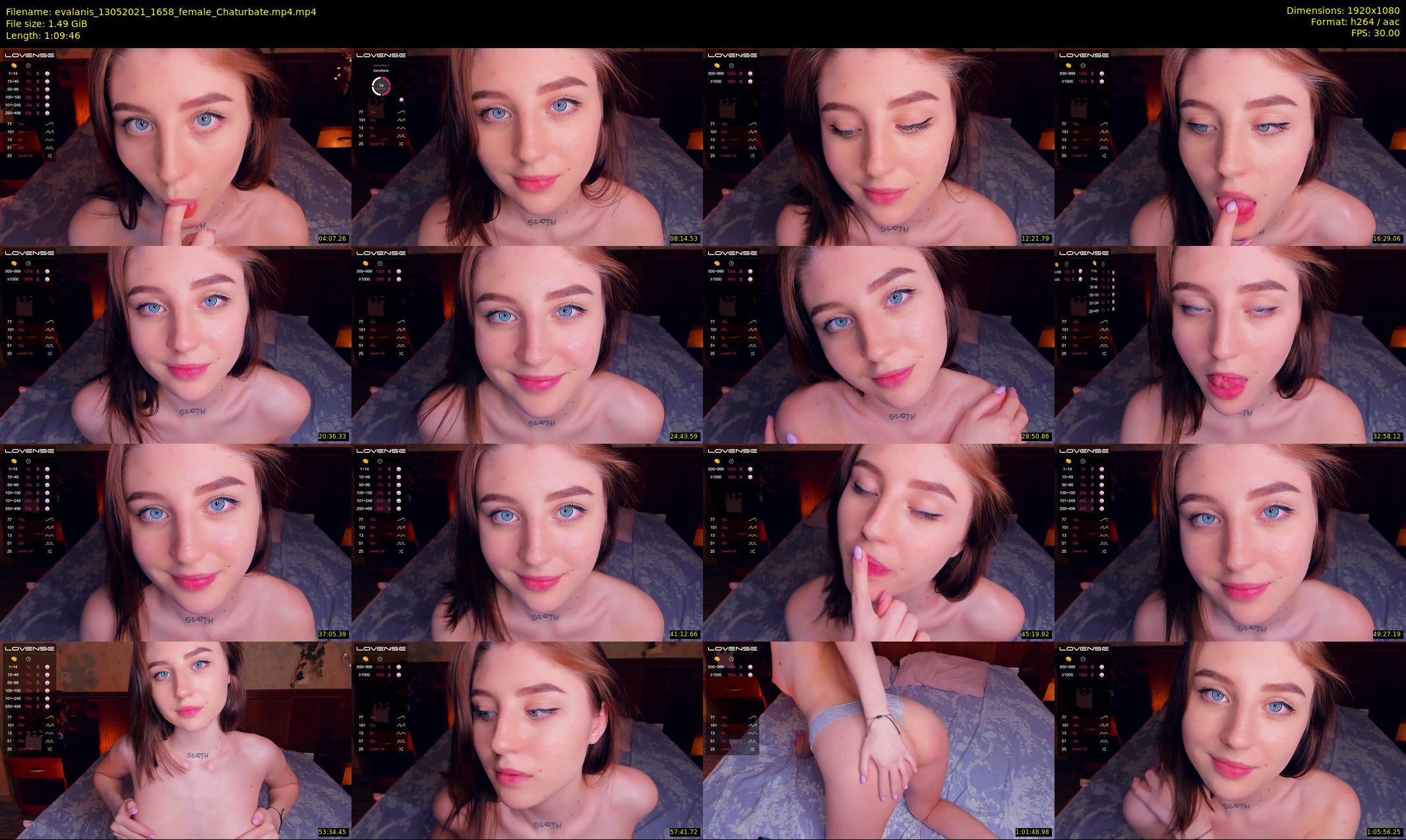evalanis — 70 minute Chaturbate couple cam show recording, 1080p, May 13, 2021