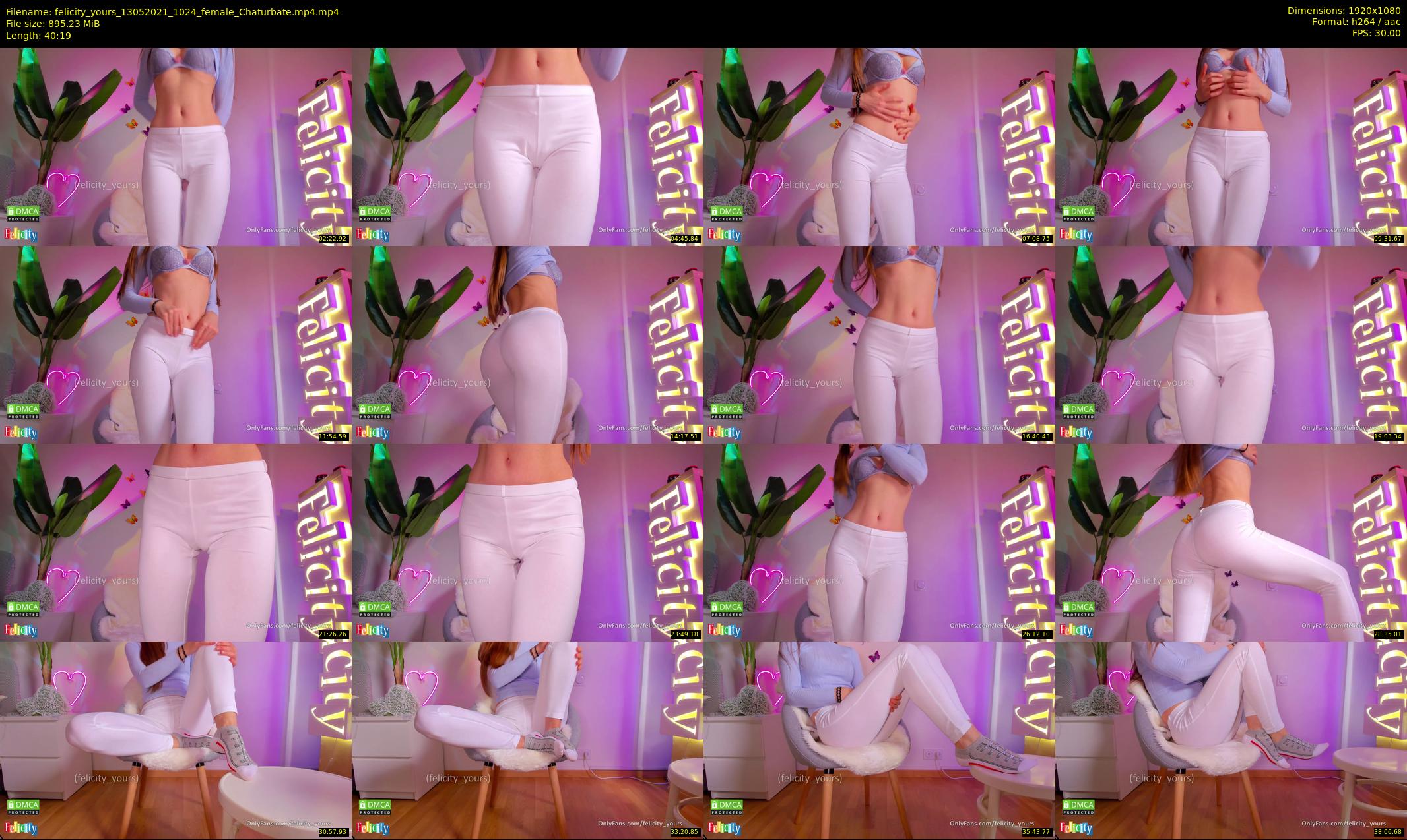 felicity_yours — 41 minute Chaturbate female cam show recording, 1080p, May 13, 2021