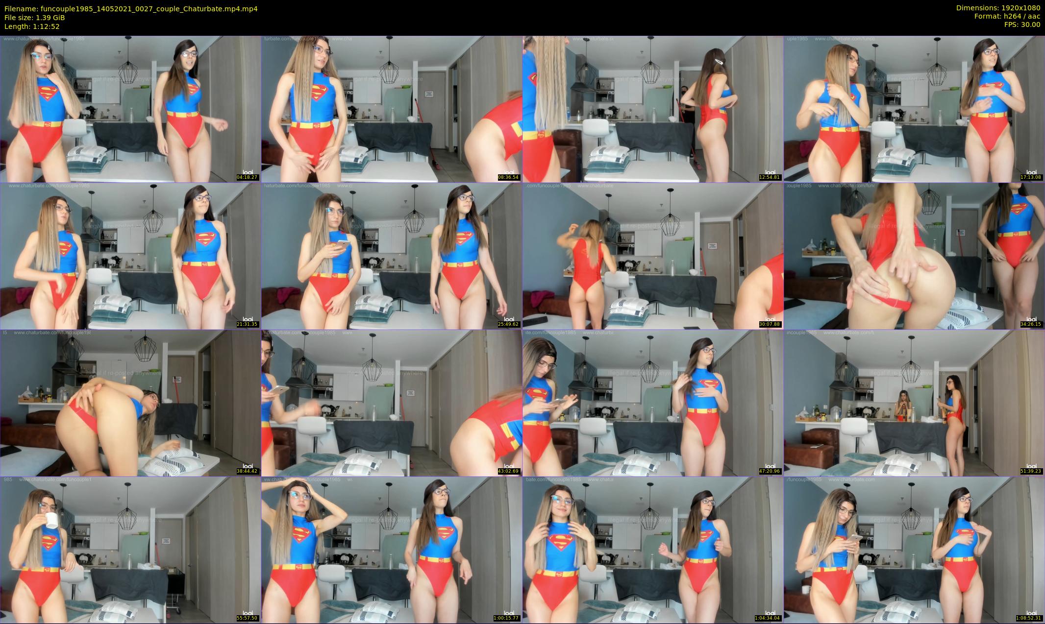 funcouple1985 — 73 minute Chaturbate couple cam show recording, 1080p, May 14, 2021