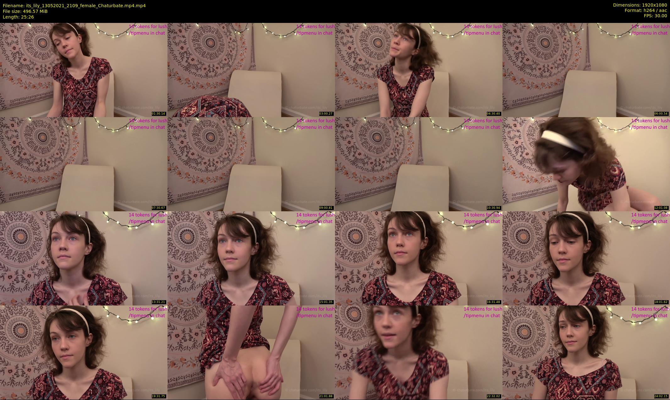 its_lily — 26 minute Chaturbate female cam show recording, 1080p, May 13, 2021