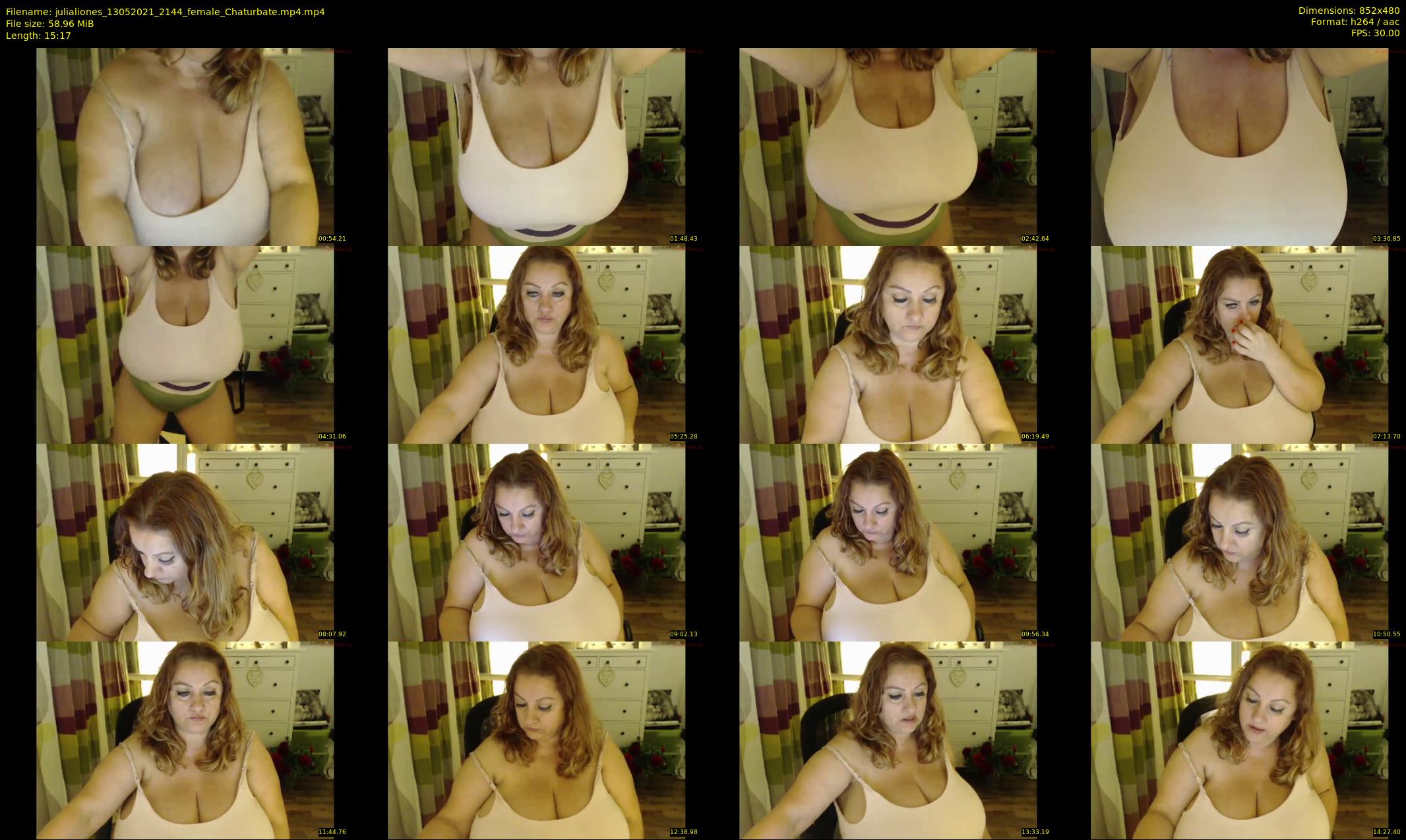 julialiones — 16 minute Chaturbate female cam show recording, 480p, May 13, 2021