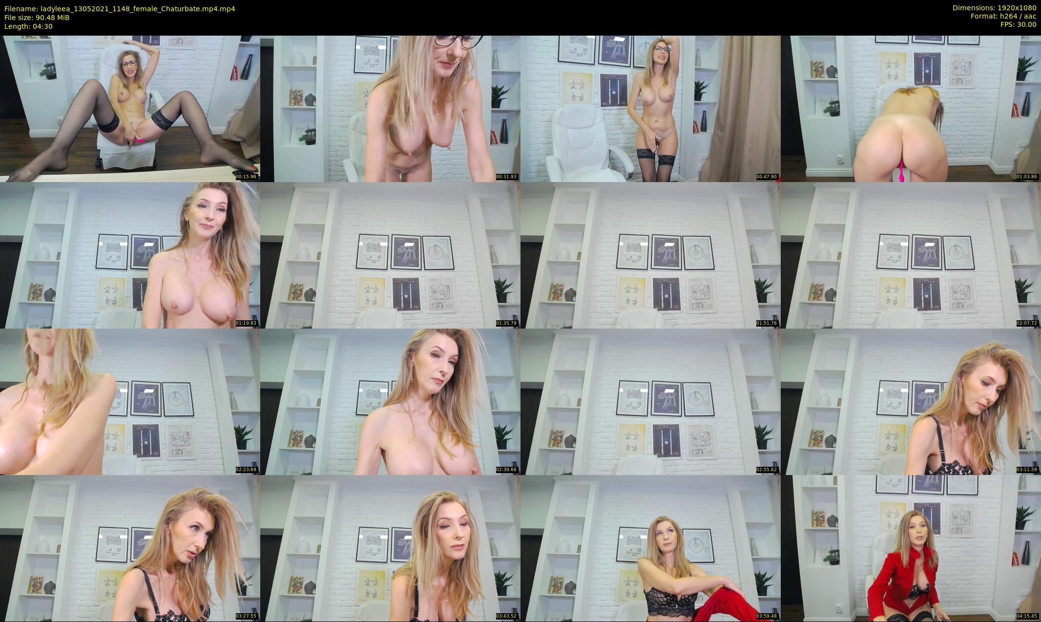ladyleea — 5 minute Chaturbate female cam show recording, 1080p, May 13, 2021