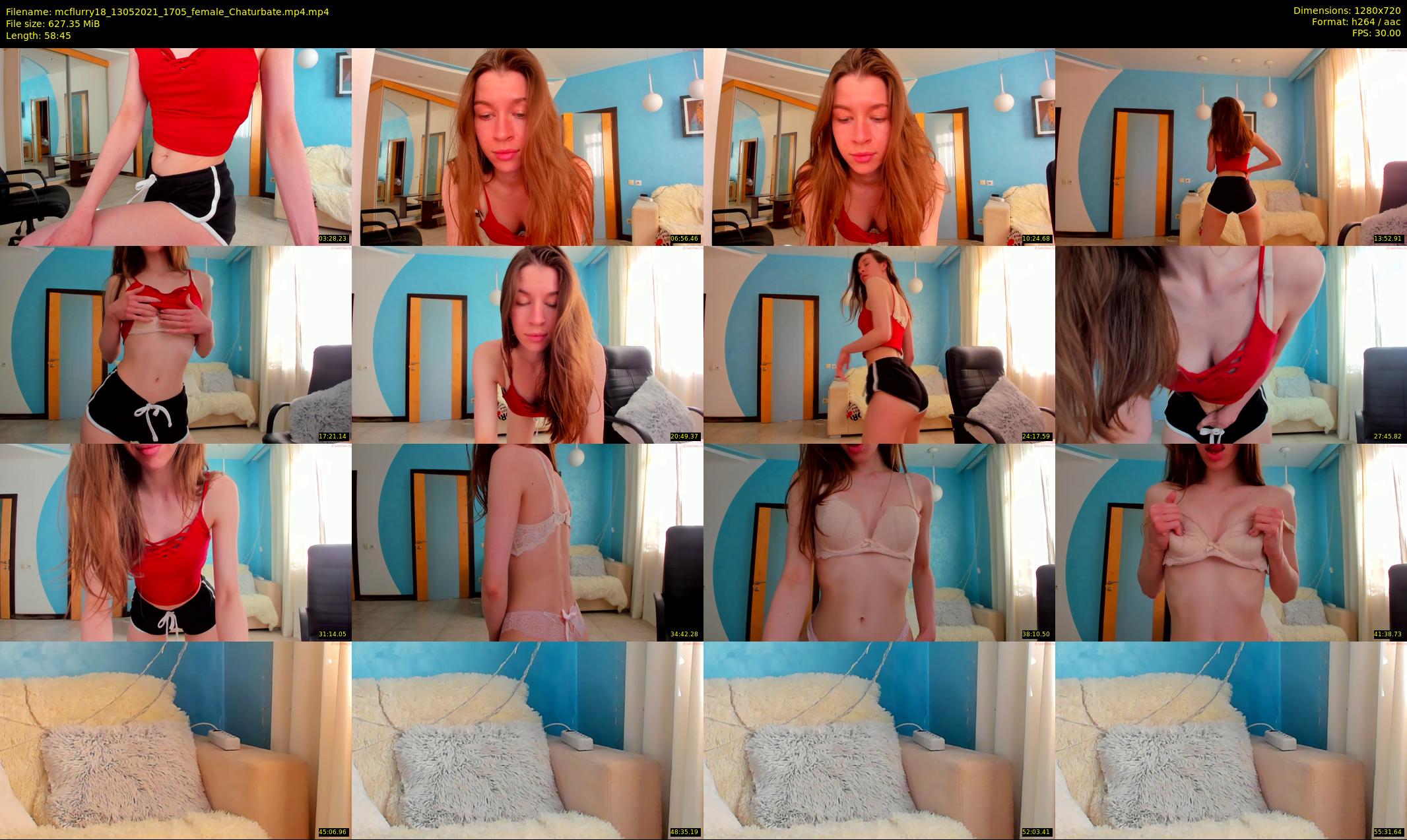 mcflurry18 — 59 minute Chaturbate female cam show recording, 720p, May 13, 2021
