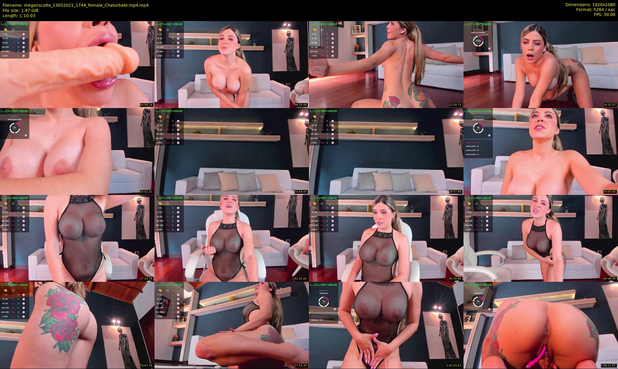 meganscottx — 71 minute Chaturbate female cam show recording, 1080p, May 13, 2021