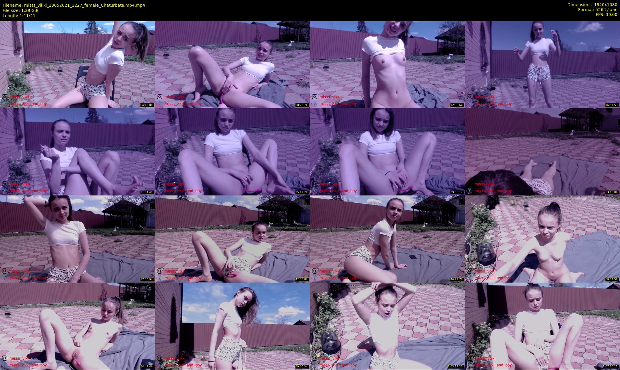 misss_vikki — 72 minute Chaturbate female cam show recording, 1080p, May 13, 2021