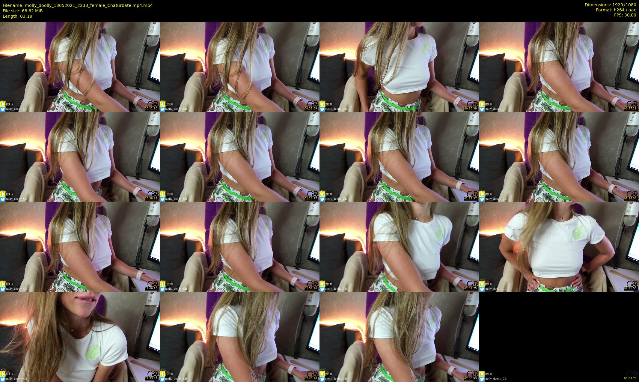 molly_doolly — 4 minute Chaturbate female cam show recording, 1080p, May 13, 2021