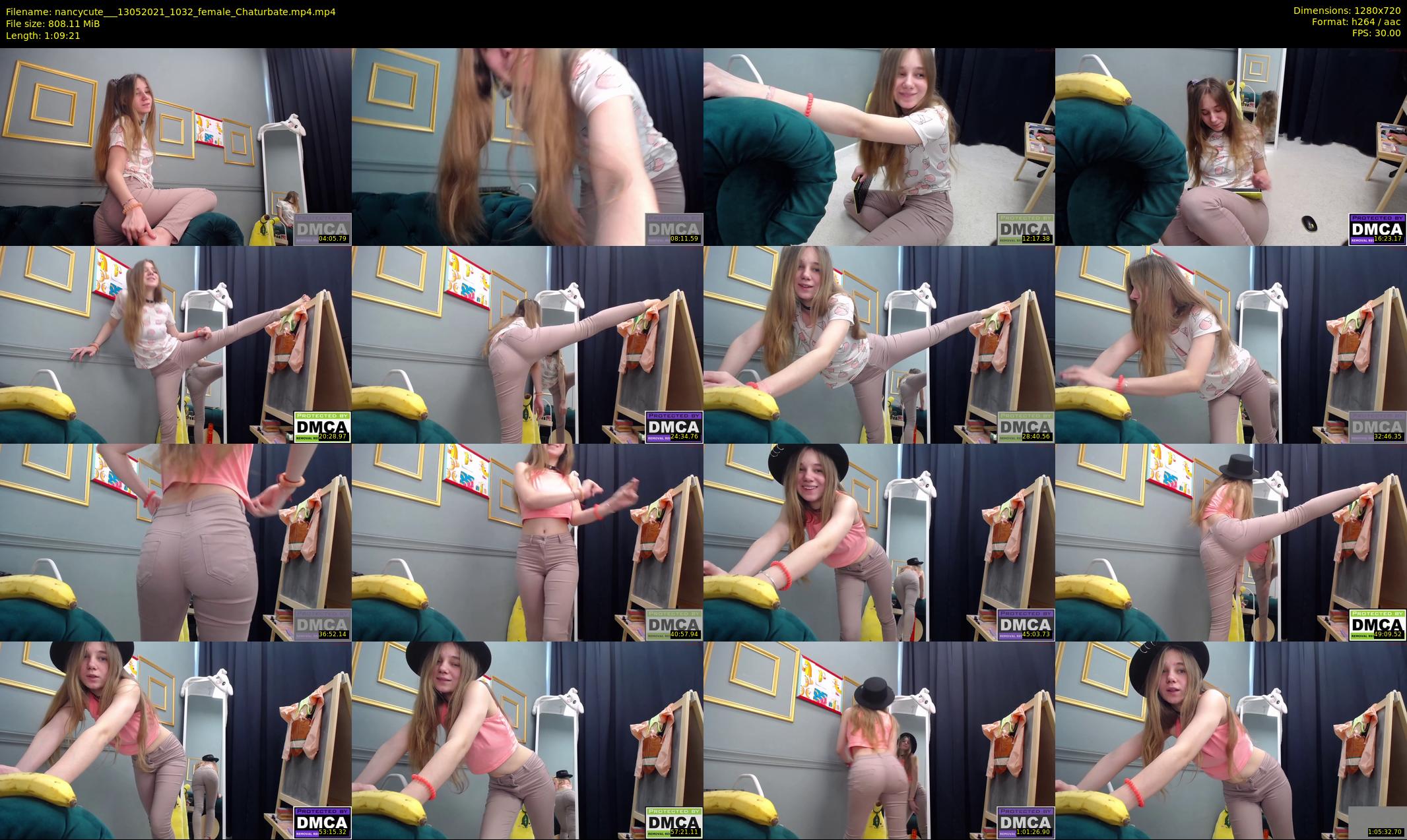nancycute__ — 70 minute Chaturbate female cam show recording, 720p, May 13, 2021