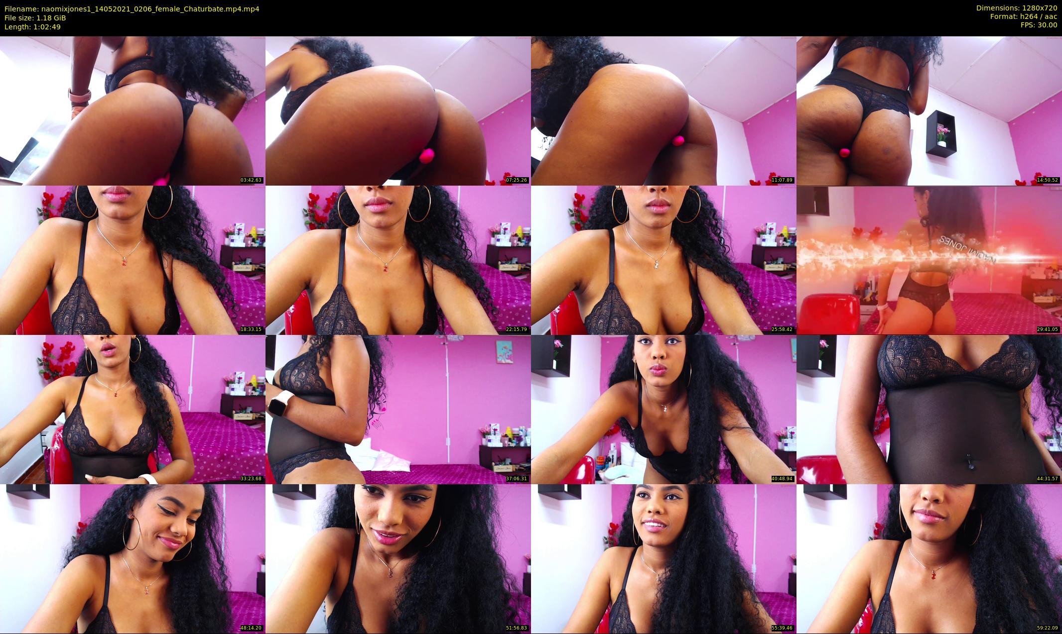 naomixjones1 — 63 minute Chaturbate female cam show recording, 720p, May 14, 2021
