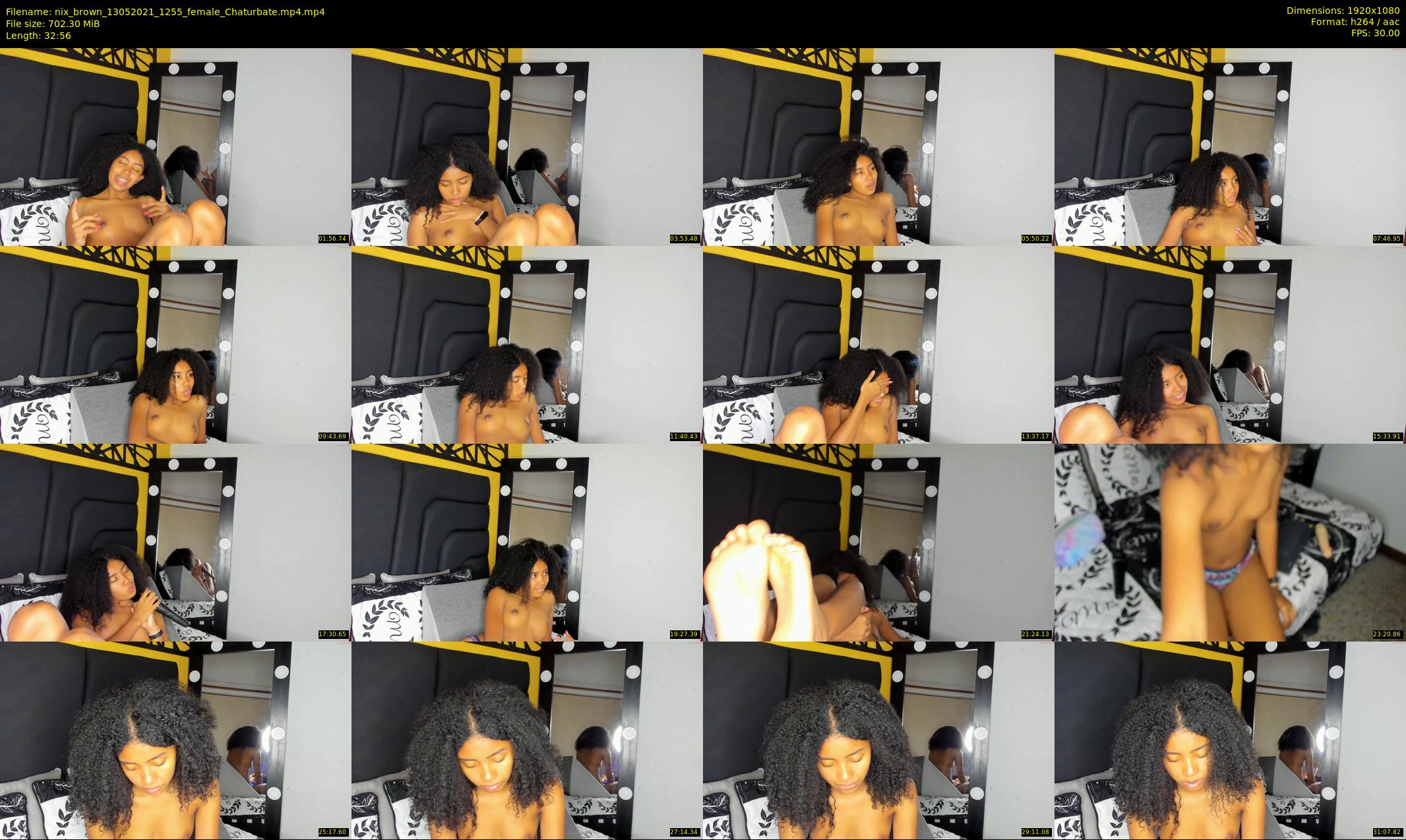 nix_brown — 33 minute Chaturbate female cam show recording, 1080p, May 13, 2021