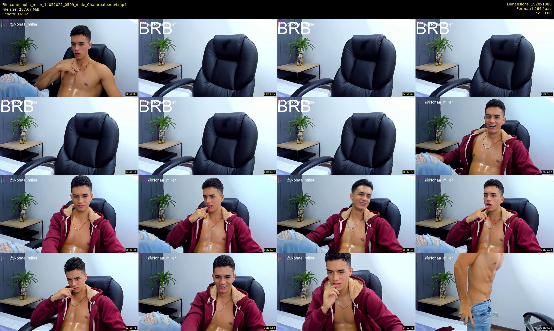 noha_miler — 17 minute Chaturbate male cam show recording, 1080p, May 14, 2021