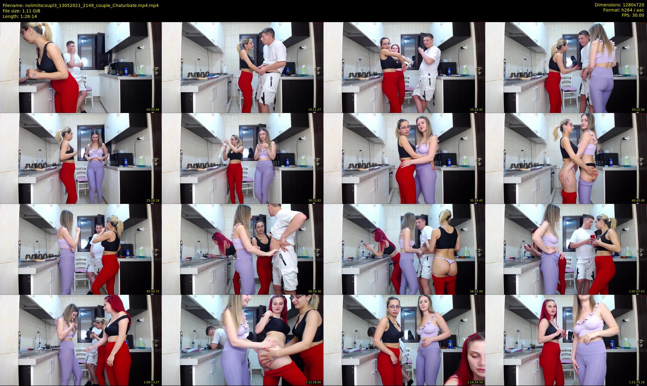 nolimitscoupl3 — 87 minute Chaturbate couple cam show recording, 720p, May 13, 2021