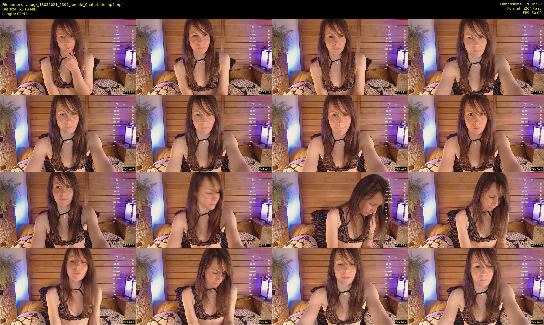 oliviaogk — 3 minute Chaturbate female cam show recording, 720p, May 13, 2021