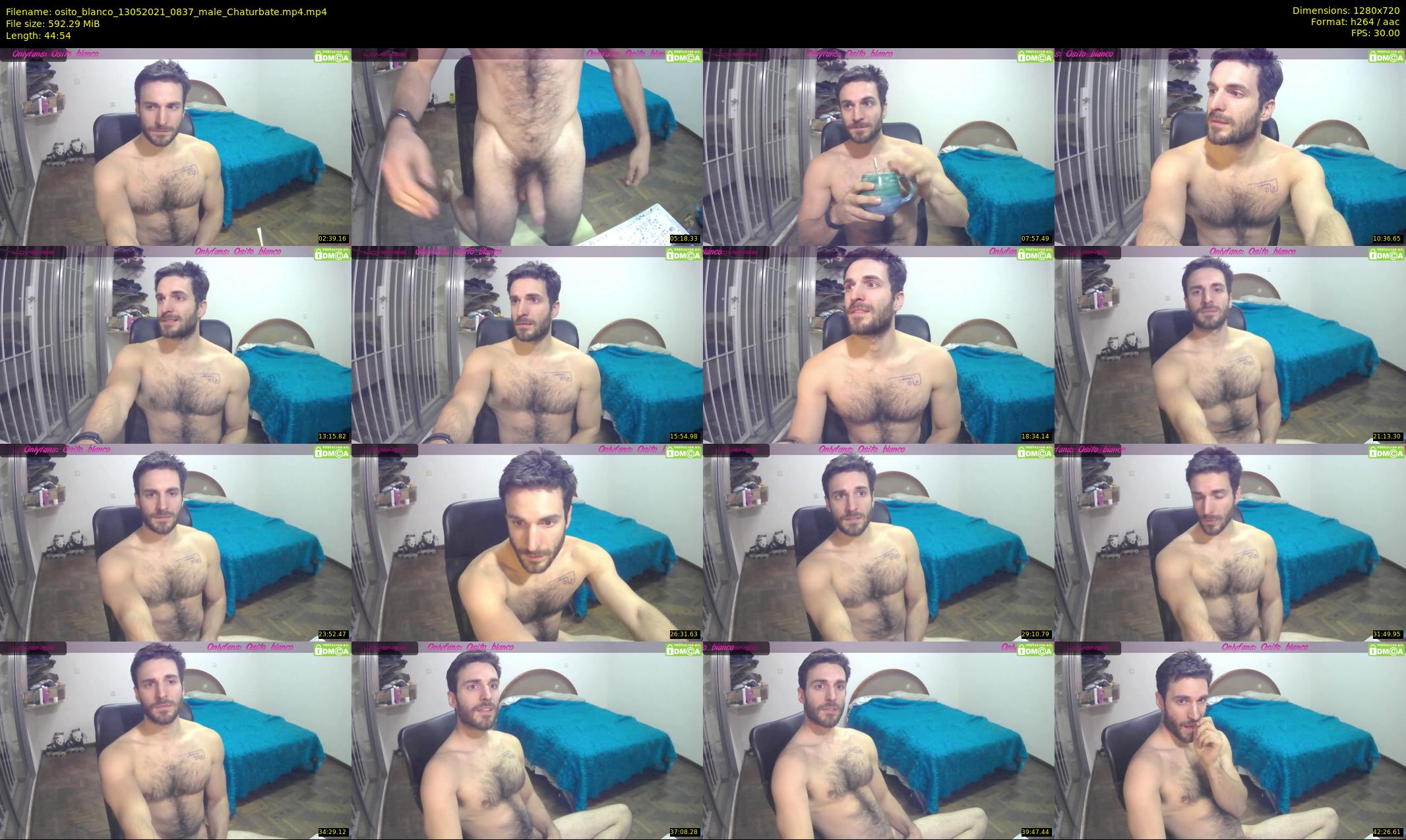osito_blanco — 45 minute Chaturbate male cam show recording, 720p, May 13, 2021