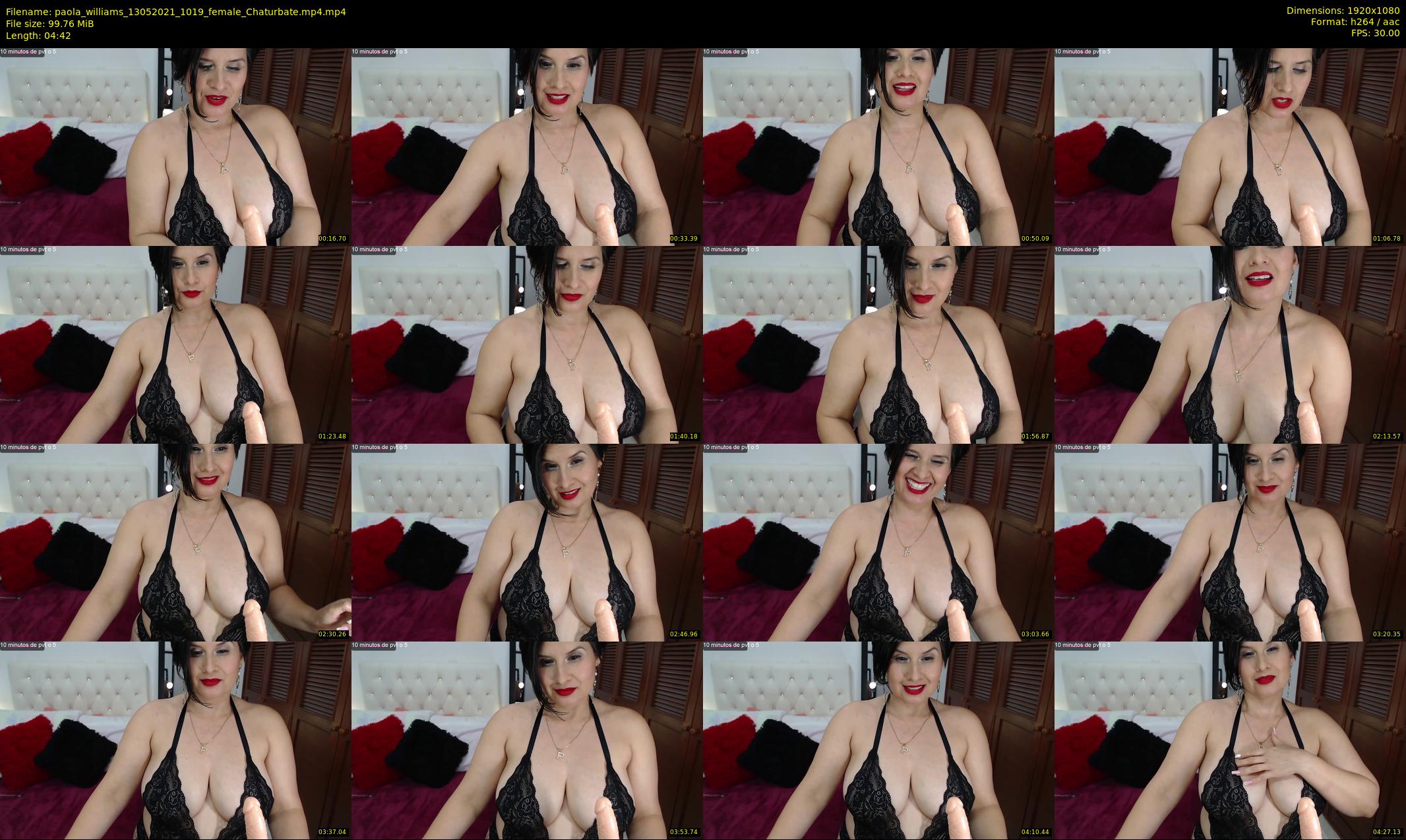 paola_williams — 5 minute Chaturbate female cam show recording, 1080p, May 13, 2021