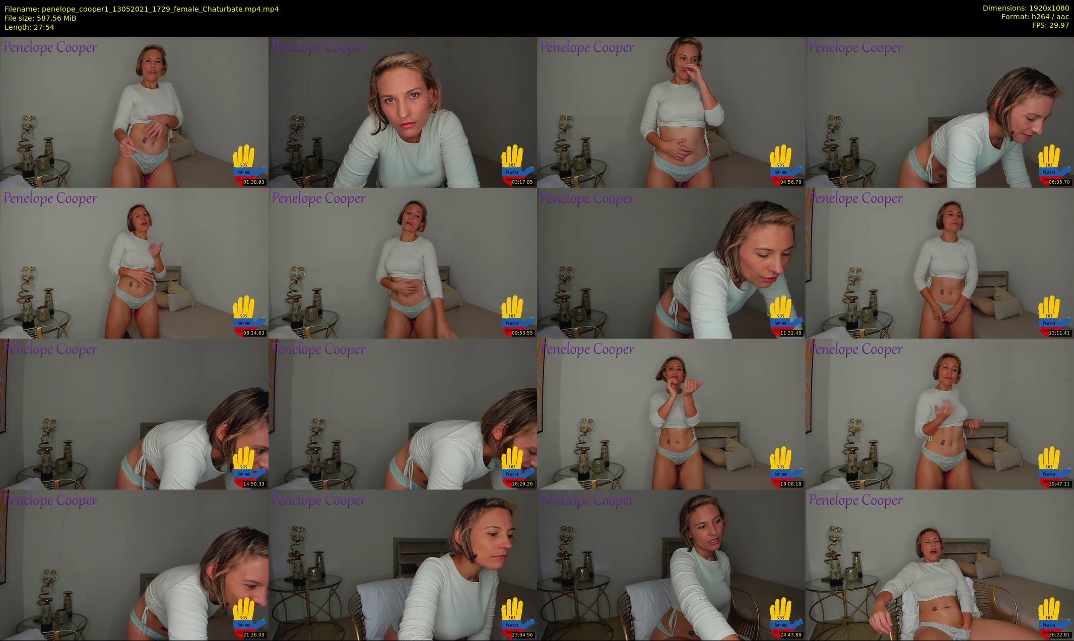 penelope_cooper1 — 28 minute Chaturbate female cam show recording, 1080p, May 13, 2021
