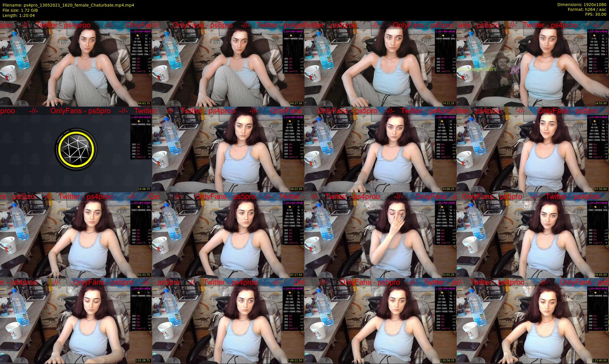 ps4pro — 81 minute Chaturbate female cam show recording, 1080p, May 13, 2021