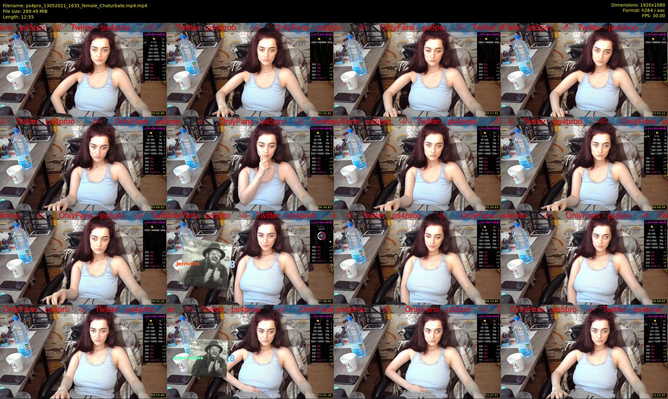 ps4pro — 13 minute Chaturbate female cam show recording, 1080p, May 13, 2021