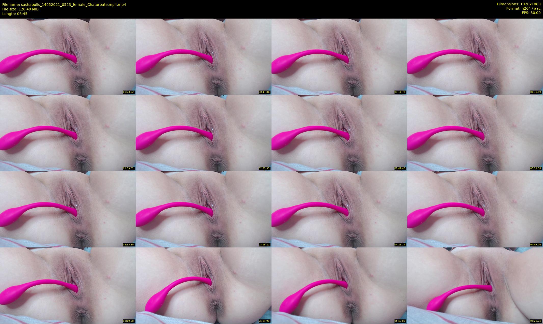 sashabulls — 7 minute Chaturbate couple cam show recording, 1080p, May 14, 2021