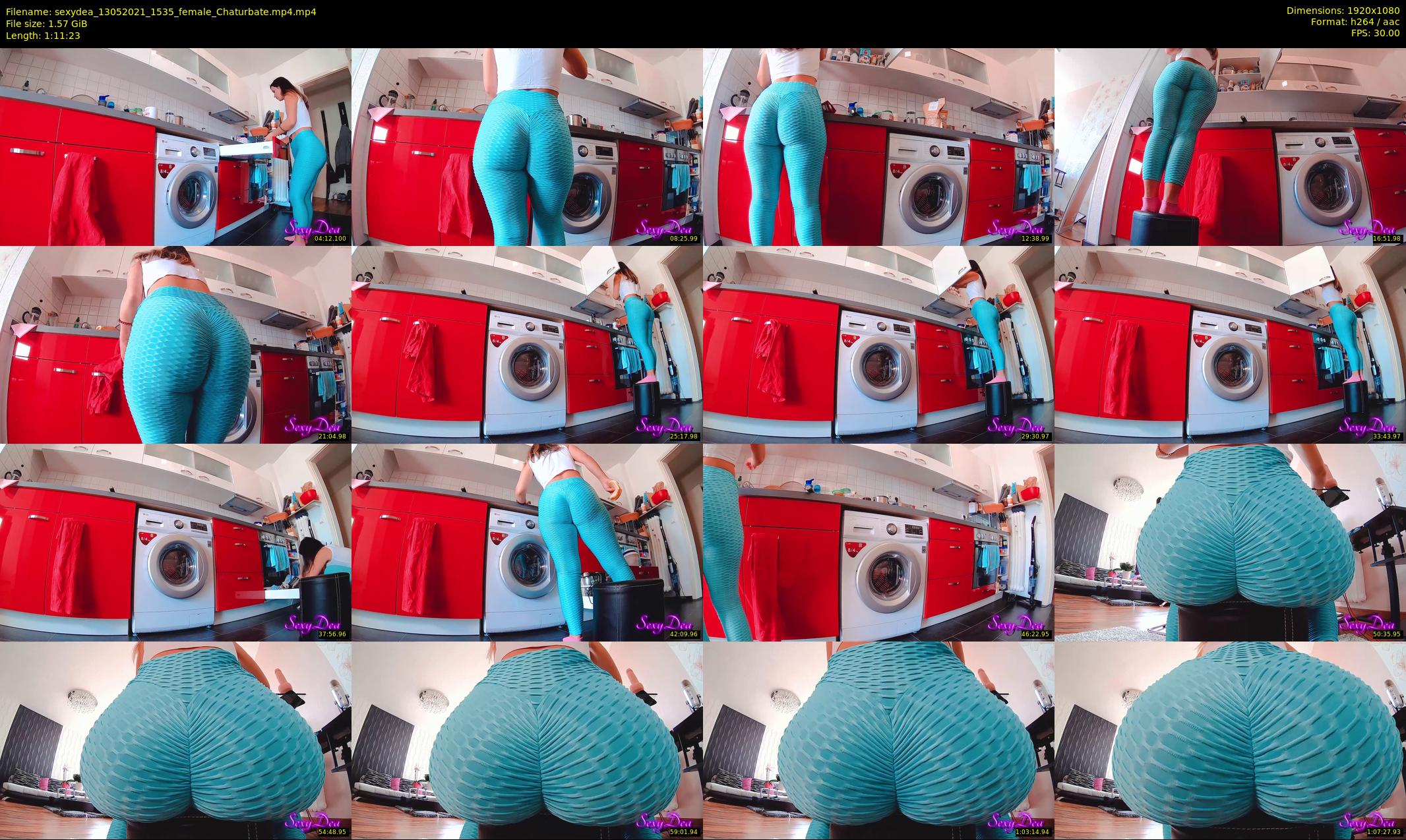 sexydea — 72 minute Chaturbate female cam show recording, 1080p, May 13, 2021