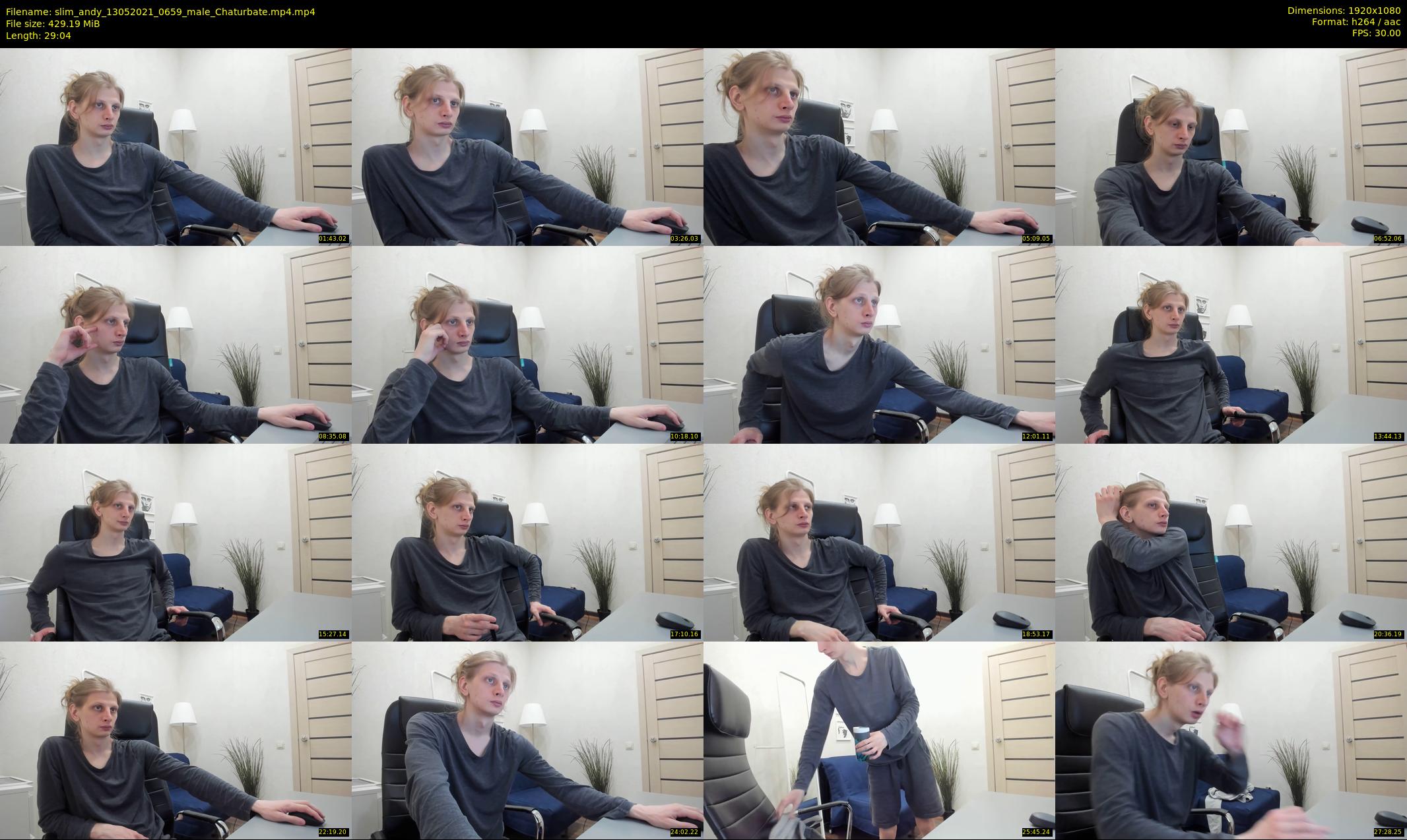 slim_andy — 30 minute Chaturbate male cam show recording, 1080p, May 13, 2021