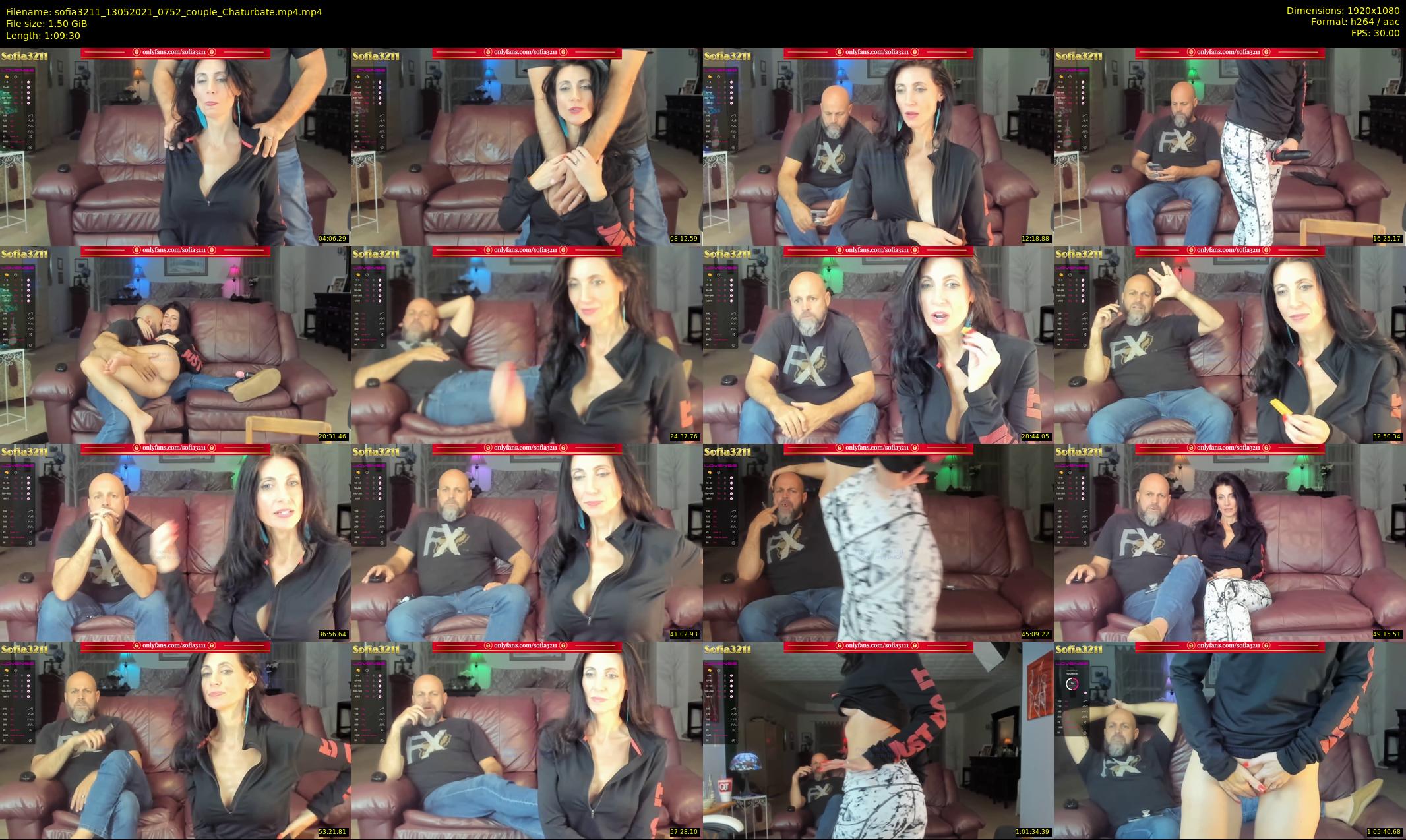 sofia3211 — 70 minute Chaturbate couple cam show recording, 1080p, May 13, 2021