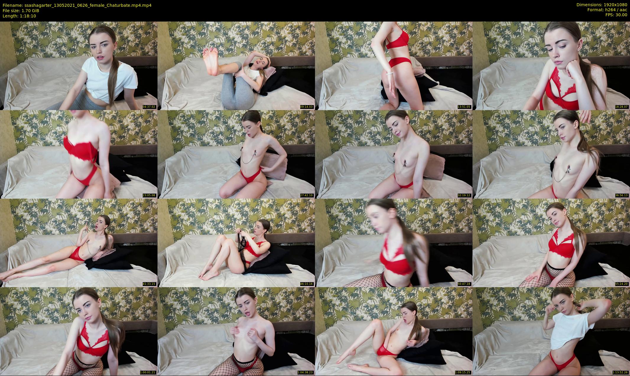 ssashagarter — 79 minute Chaturbate female cam show recording, 1080p, May 13, 2021