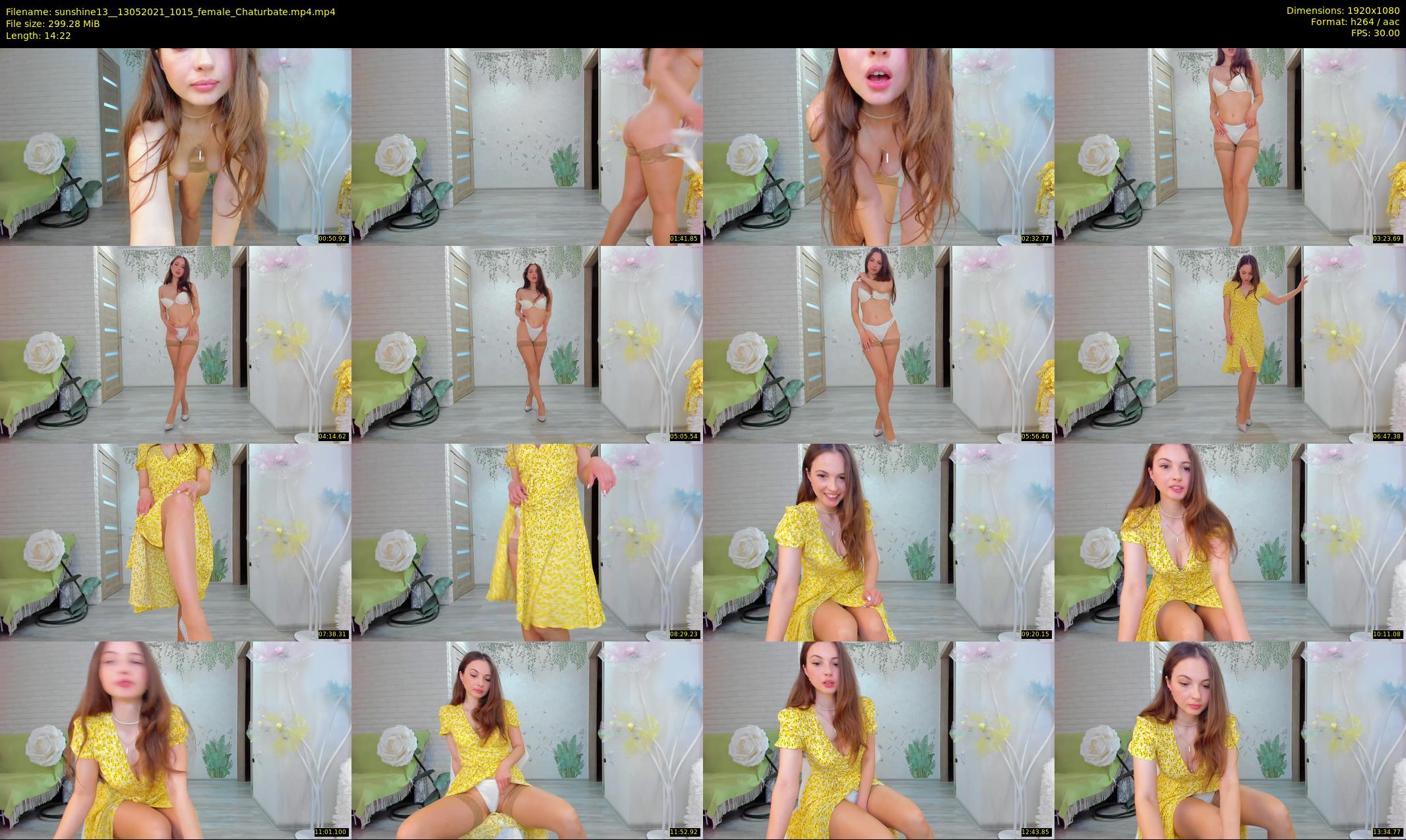 sunshine13_ — 15 minute Chaturbate female cam show recording, 1080p, May 13, 2021