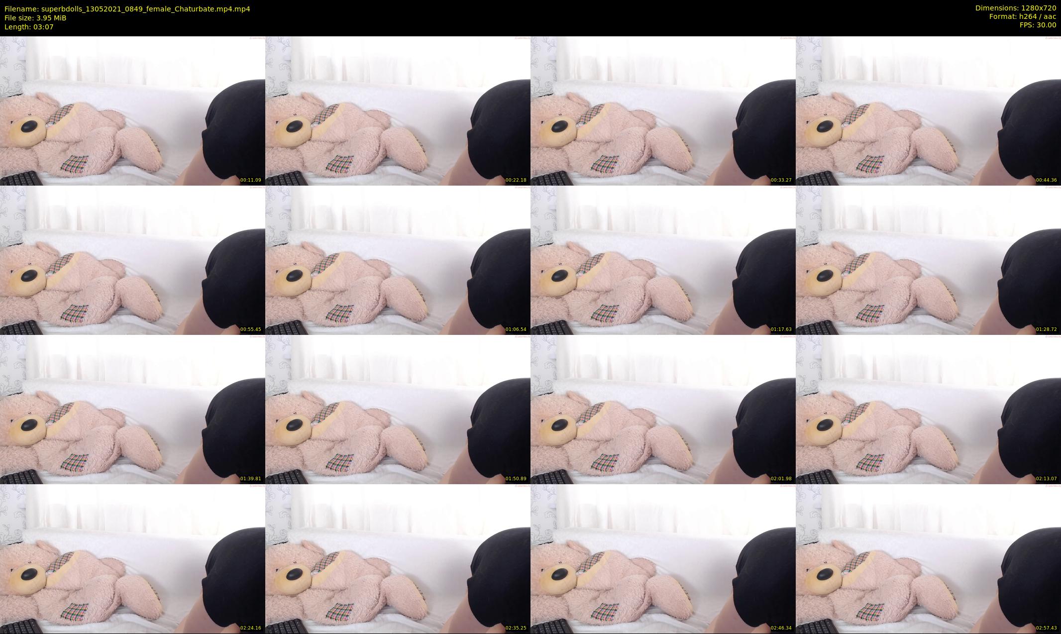 superbdolls — 4 minute Chaturbate couple cam show recording, 720p, May 13, 2021