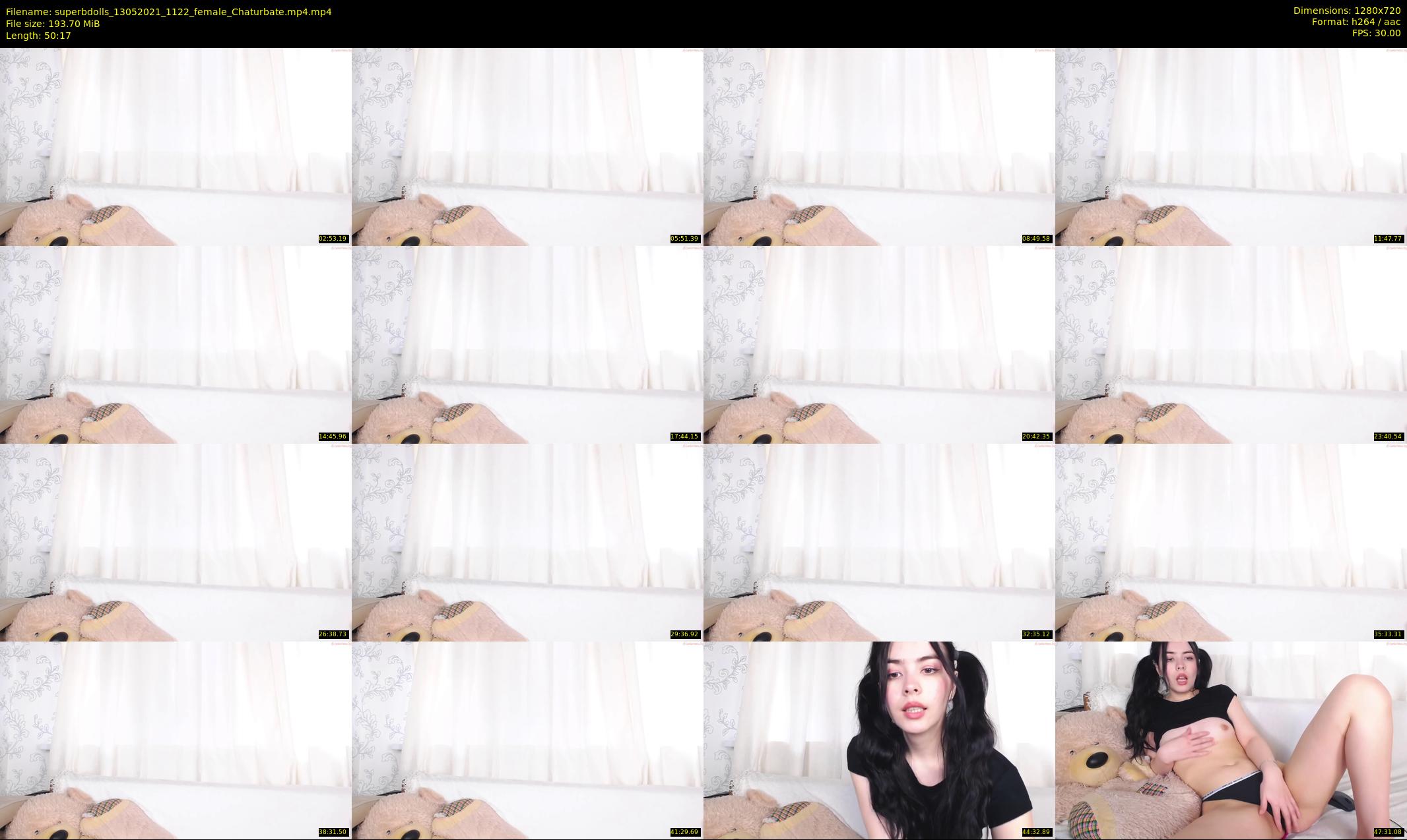 superbdolls — 51 minute Chaturbate couple cam show recording, 720p, May 13, 2021
