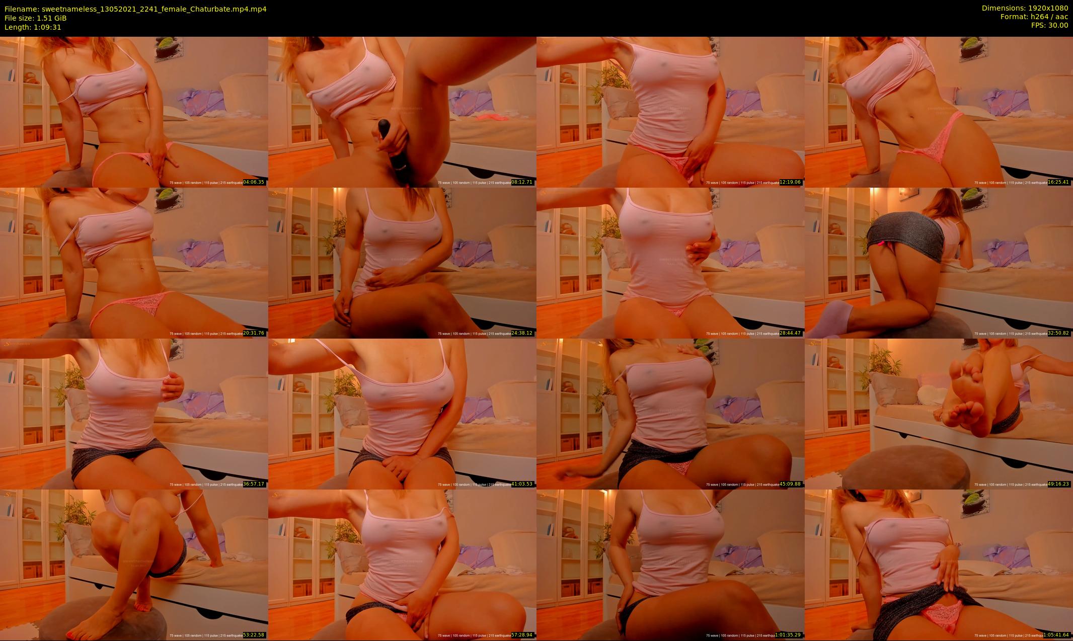 sweetnameless — 70 minute Chaturbate couple cam show recording, 1080p, May 13, 2021