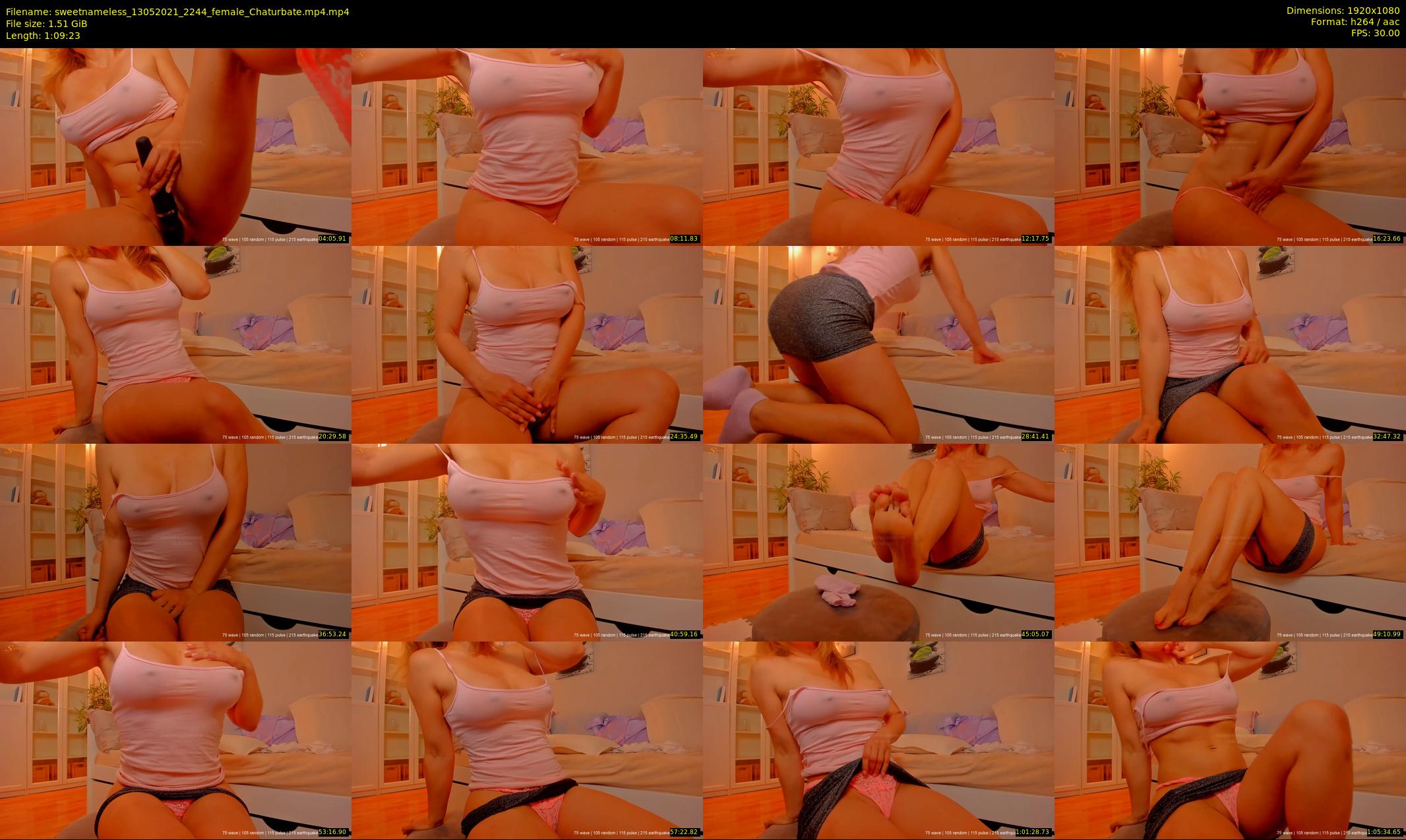 sweetnameless — 70 minute Chaturbate couple cam show recording, 1080p, May 13, 2021