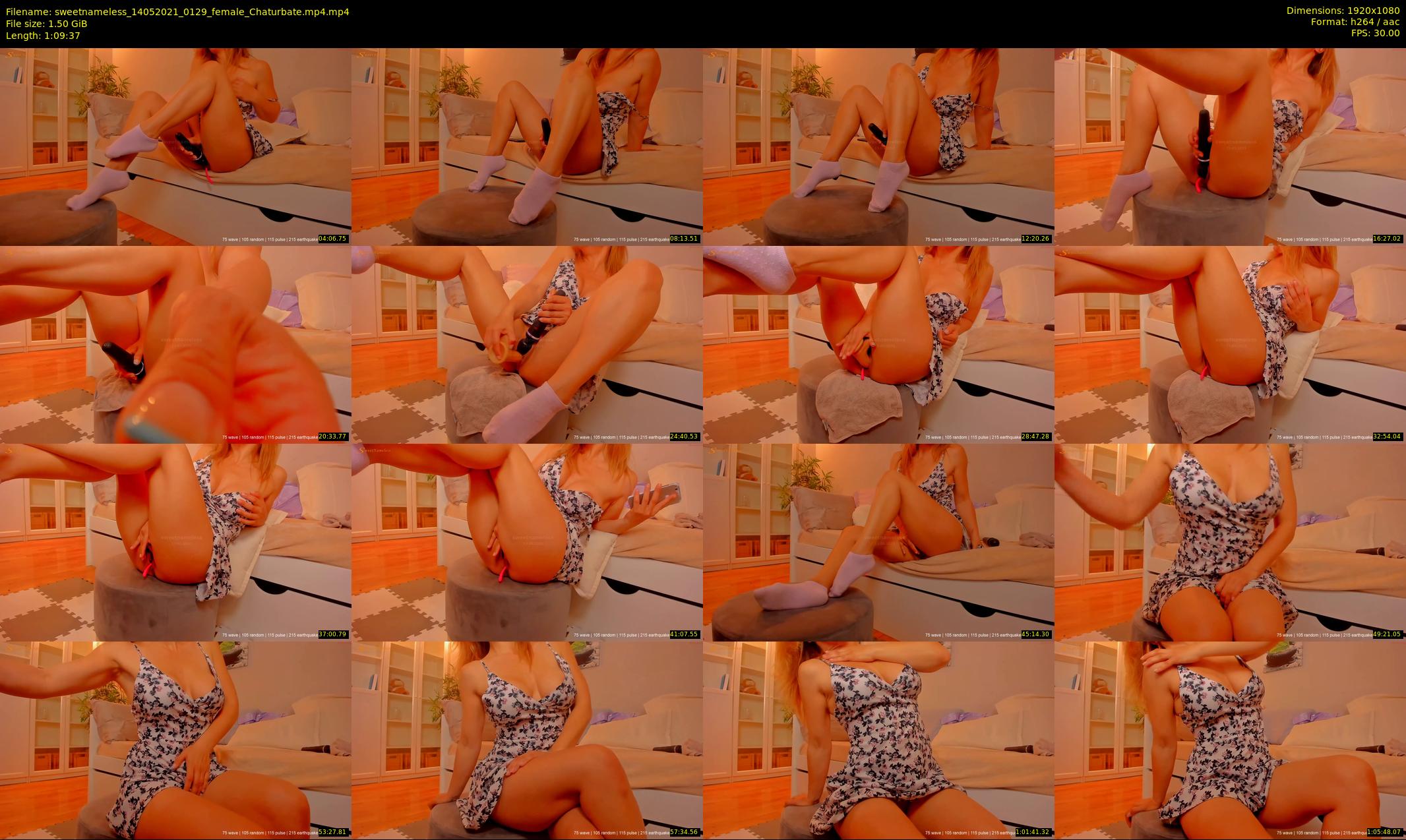 sweetnameless — 70 minute Chaturbate couple cam show recording, 1080p, May 14, 2021