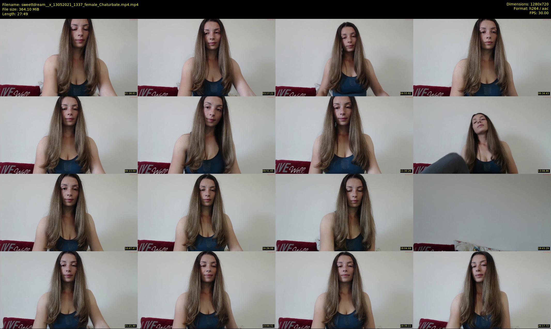 sweettdream__x — 28 minute Chaturbate female cam show recording, 720p, May 13, 2021