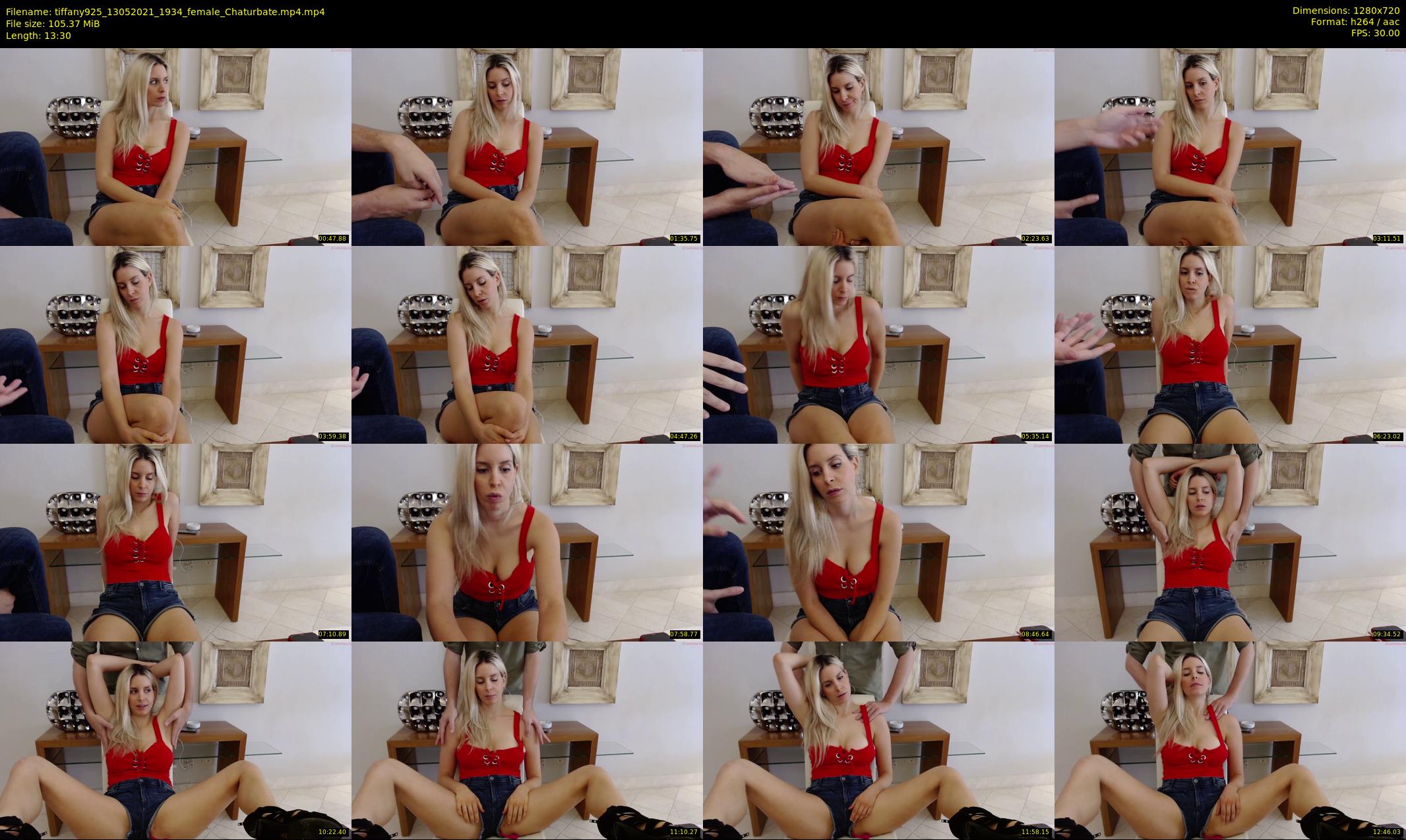 tiffany925 — 14 minute Chaturbate female cam show recording, 720p, May 13, 2021