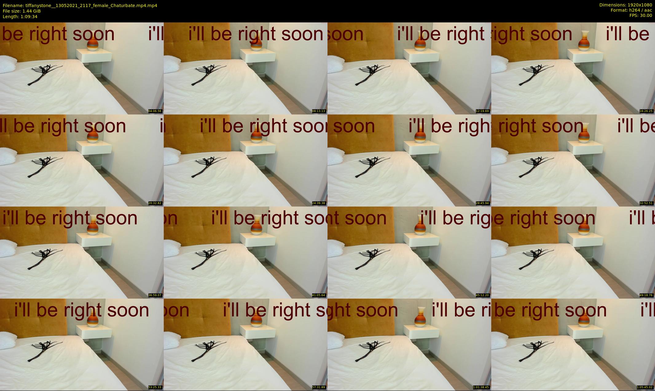 tiffanystone_ — 70 minute Chaturbate female cam show recording, 1080p, May 13, 2021