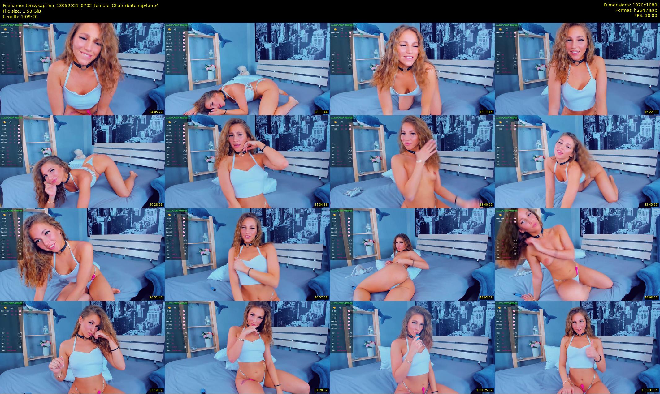 tonsykaprina — 70 minute Chaturbate couple cam show recording, 1080p, May 13, 2021