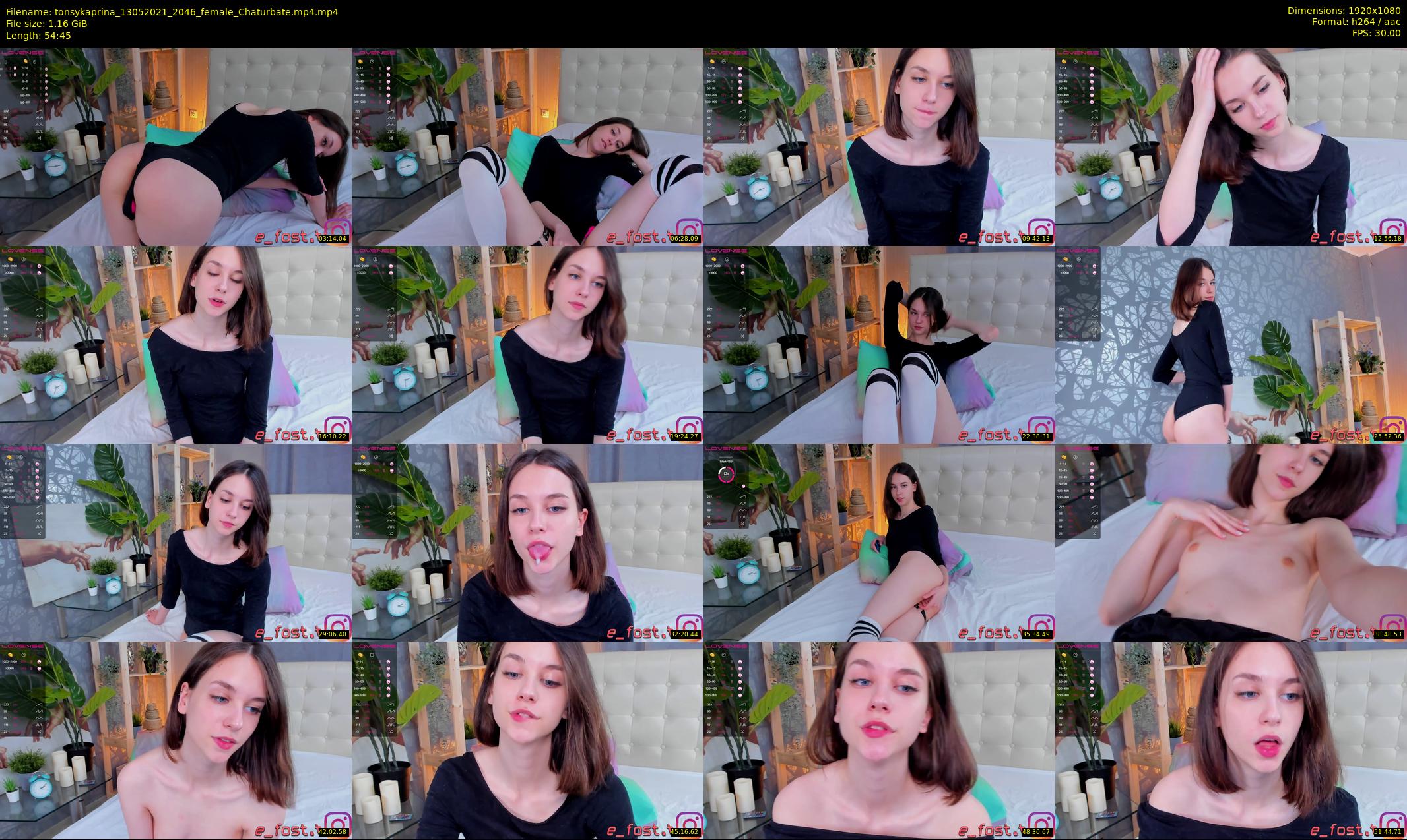 tonsykaprina — 55 minute Chaturbate couple cam show recording, 1080p, May 13, 2021