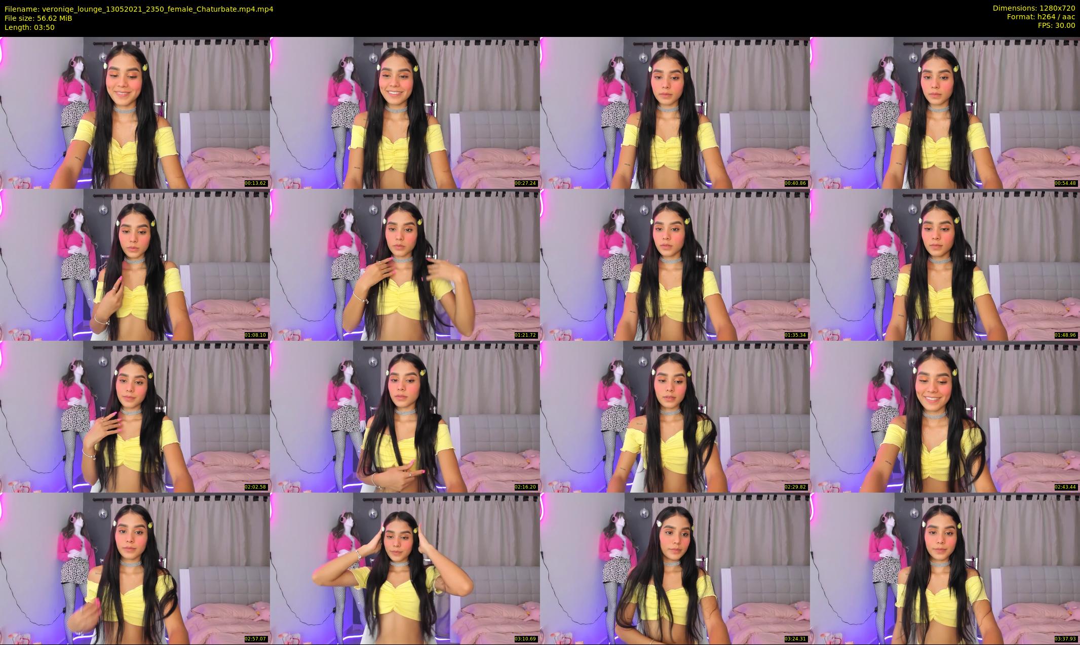 veroniqe_lounge — 4 minute Chaturbate couple cam show recording, 720p, May 13, 2021